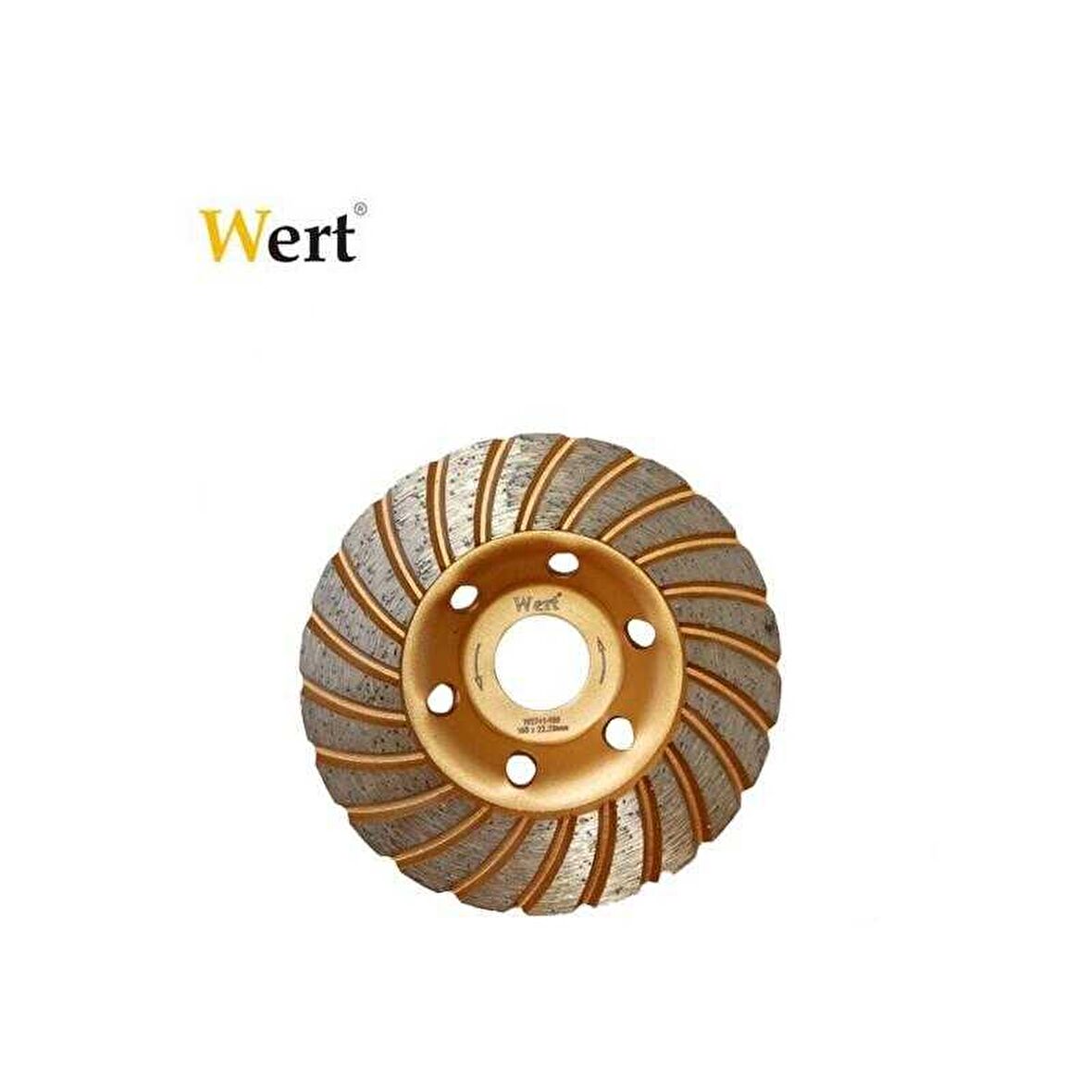 Wert 2741-150 Elmas Taşlama Diski. Turbo. 150Mm