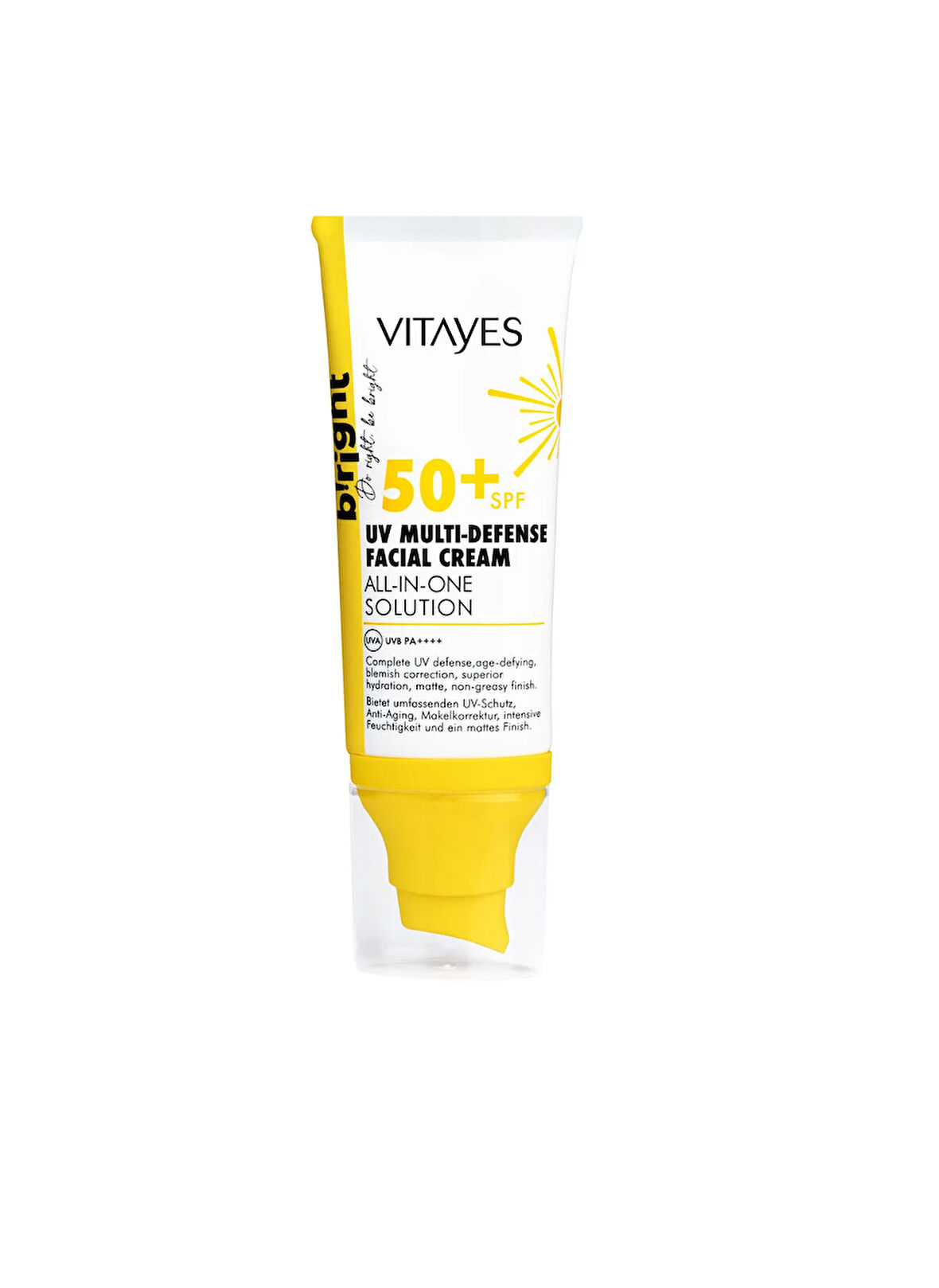 SPF 50+ Çok Fonksiyonlu Yüksek Korumalı Nemlendirici Yüz Güneş Kremi - 50 ml