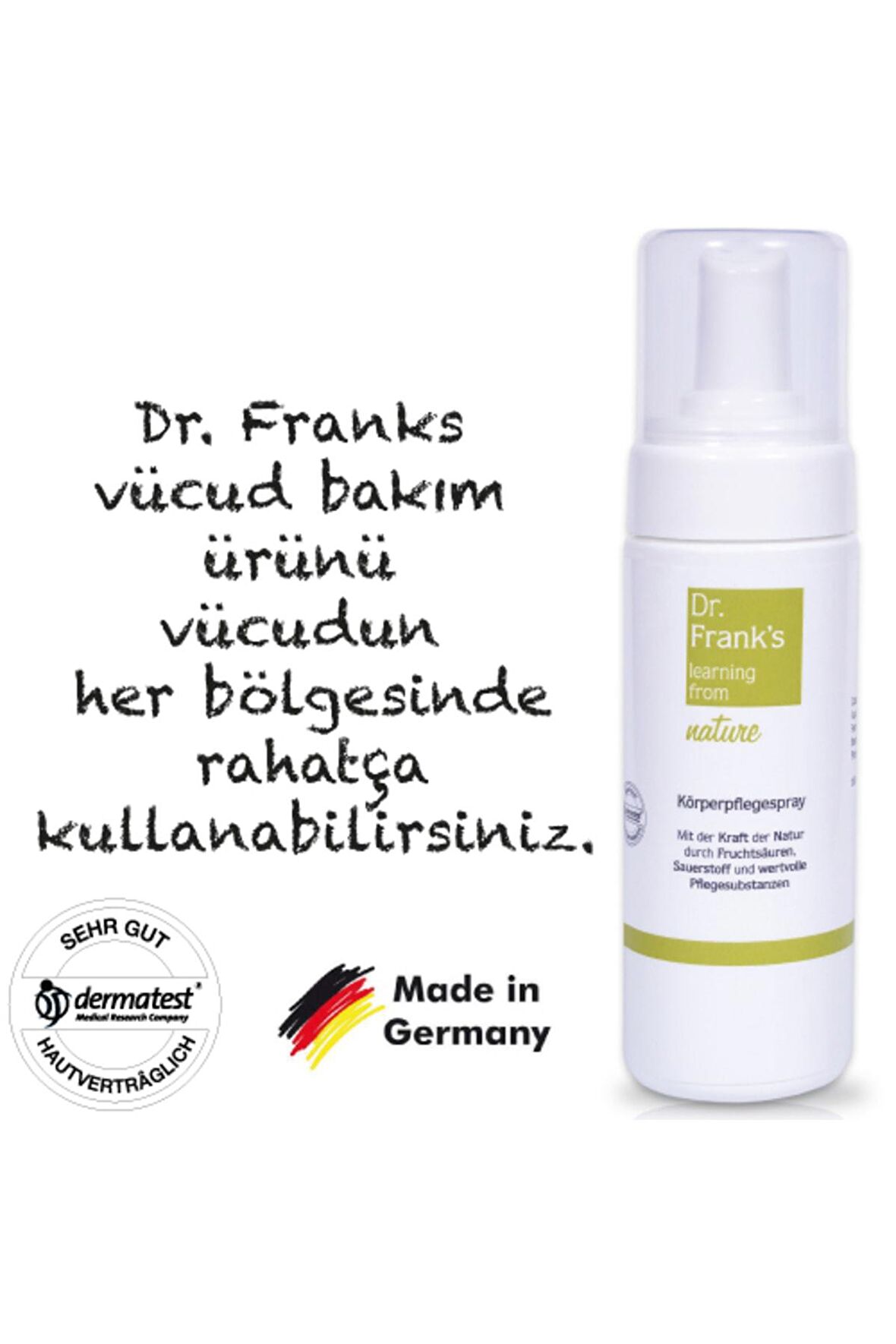 Dr. Franks Genel Vücut Bakım Köpüğü - Yüz Temizleme Köpüğü Genel Kullanım 150 ml