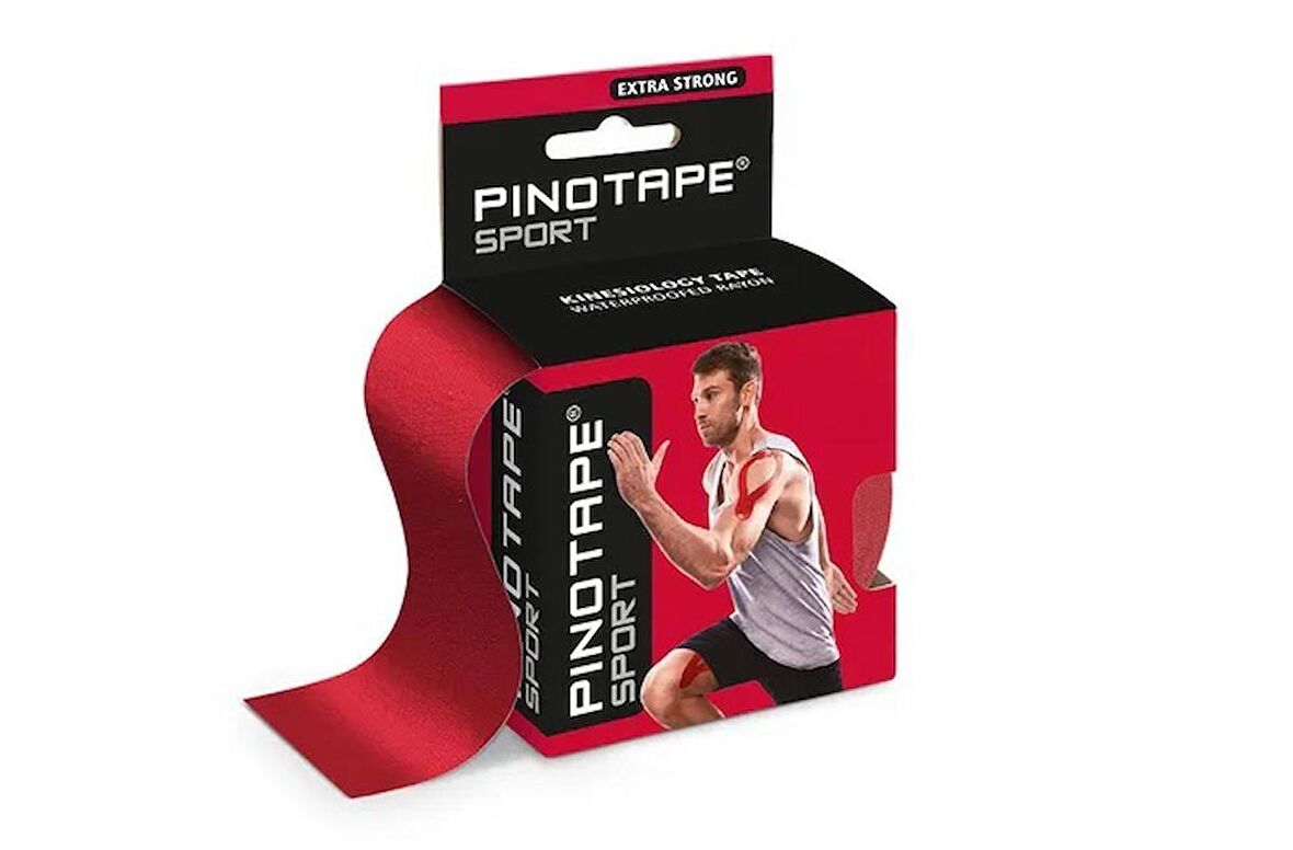 PINO TAPE AĞRI BANDI(KİNESİO)KIRMIZI 5CM*5M