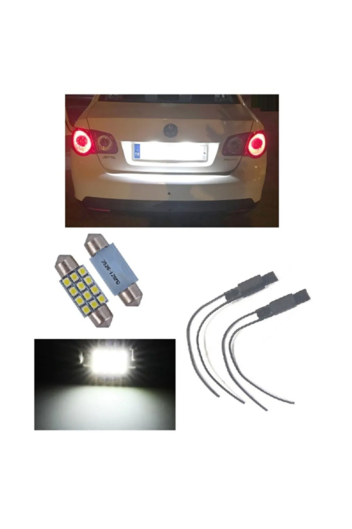 Vw Jetta Mk5 Led Plaka Lambası Ampul Seti