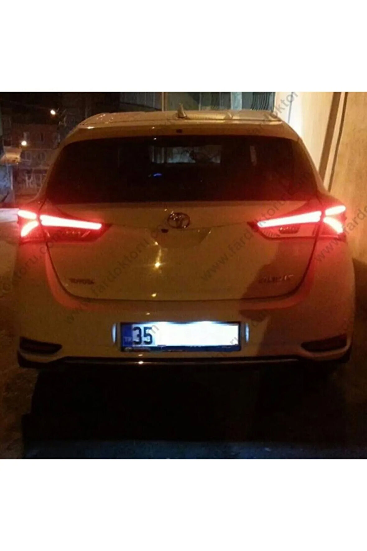 Toyota Aurıs Led Plaka Lambası Aydınlatma Ampulü T10 W5w