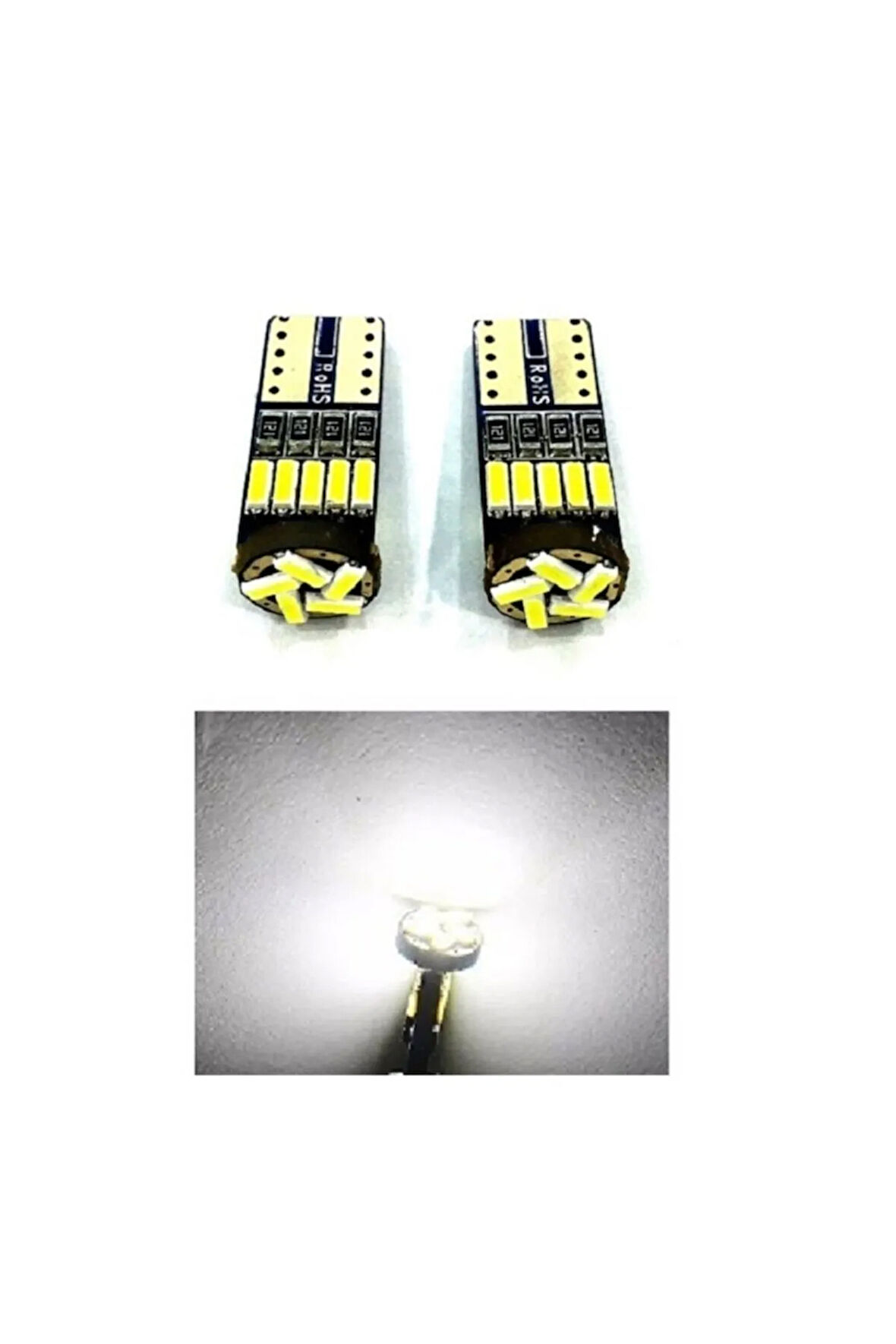 T10 Duy 15 Smd Dipsiz Oto Led Park Ampulü Beyaz