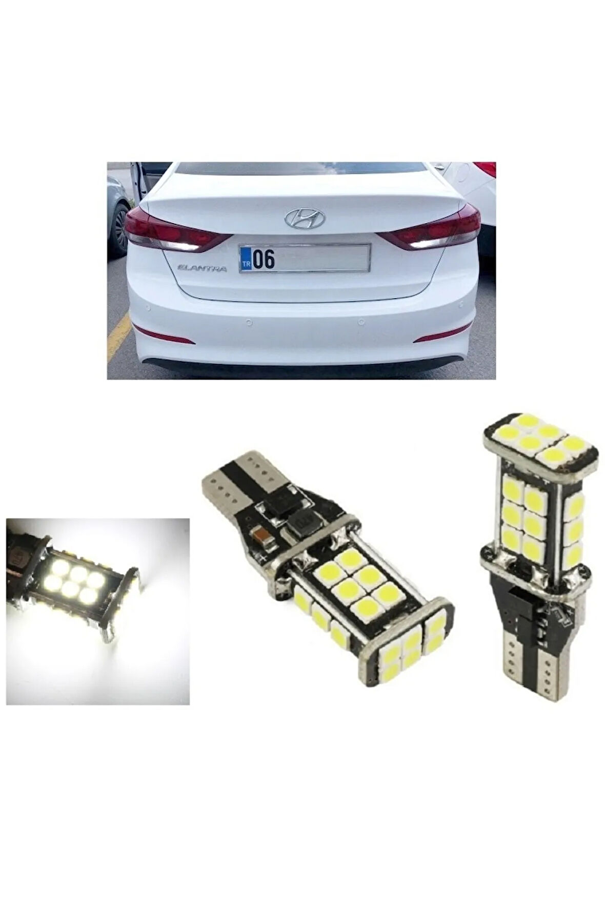 Hyundaı Elantra Led Geri Vites Ampulü T15 W16w Ph7028