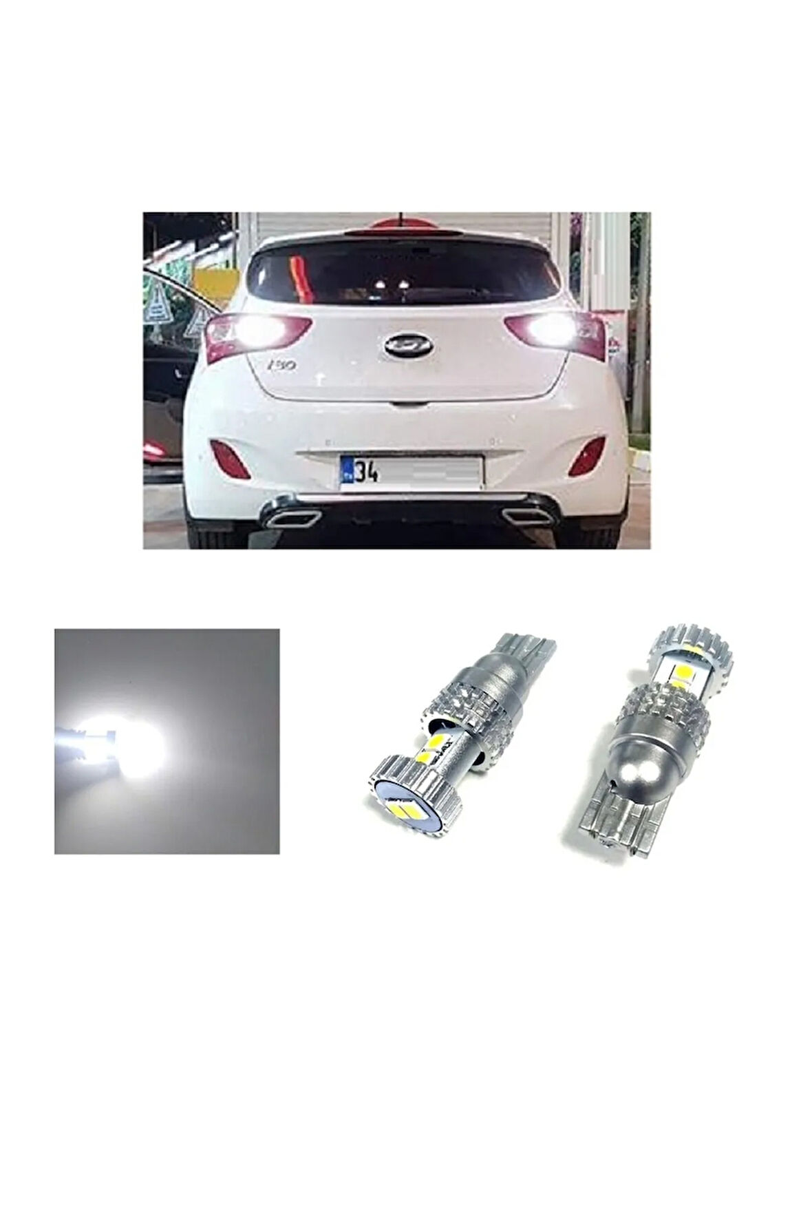 Hyundaı I30 Led Geri Vites Ampulü W16w T15 Ph7028