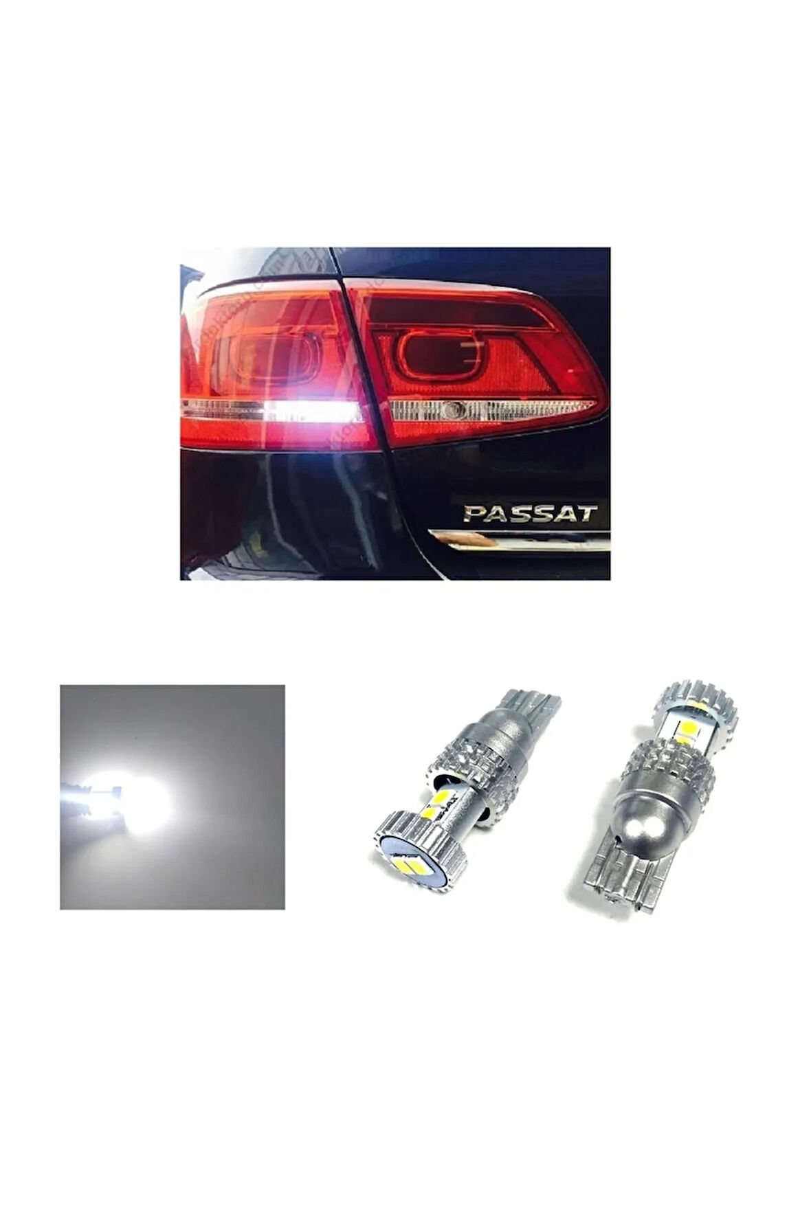 Vw Passat B7 Beyaz Led Geri Vites Led Ampulü T15 W16w Ph7028