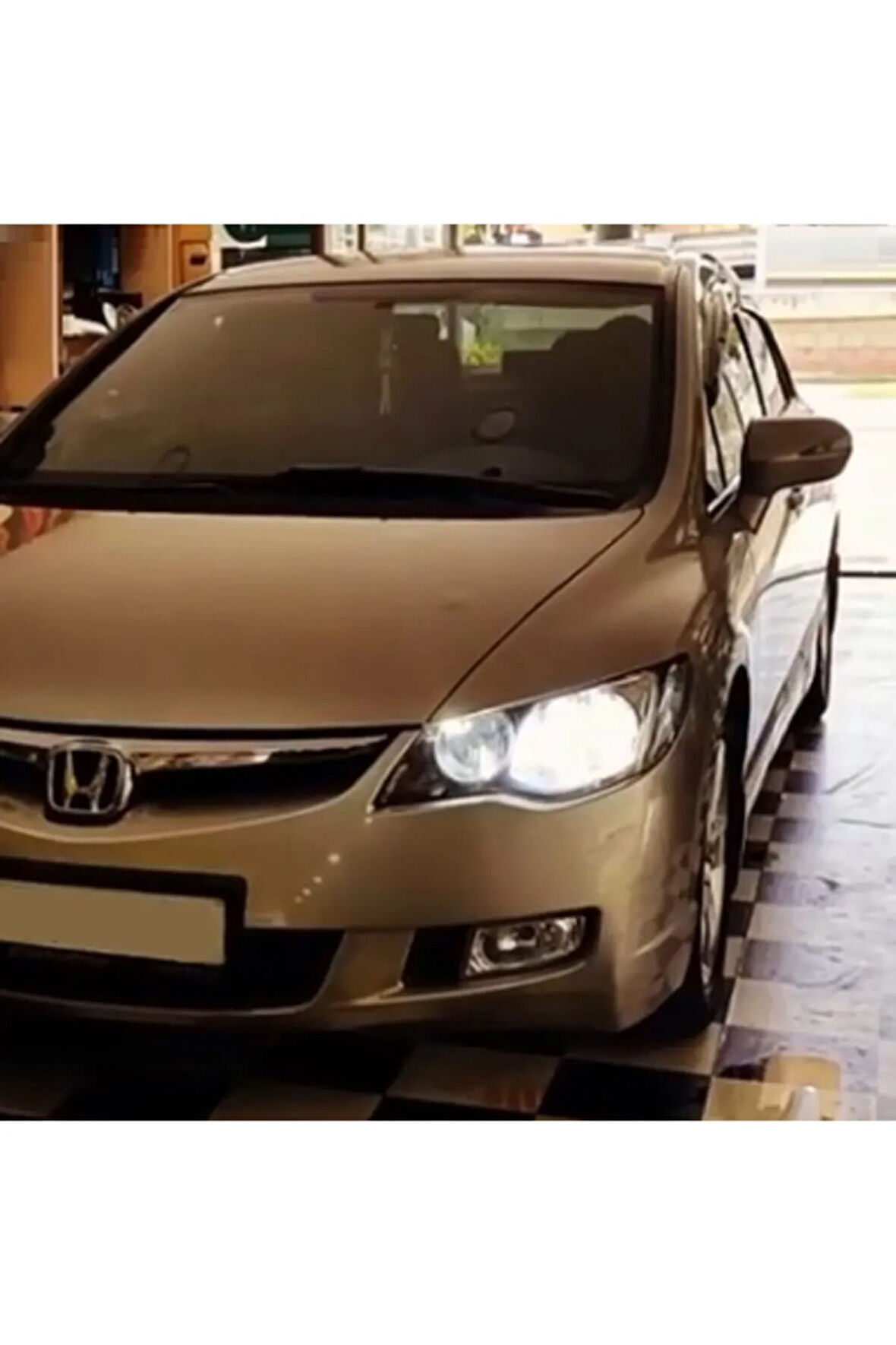 Honda Cıvıc Fd6 Led Xenon Uzun Far Ampulü Hb3 9005 Duo