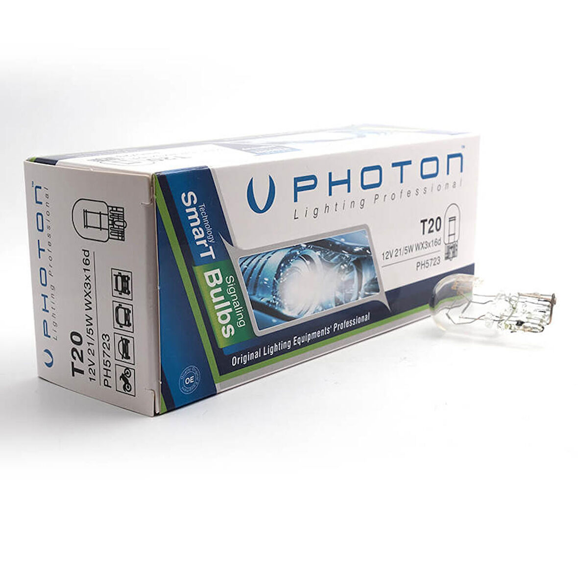 PHOTON T20 21/5W 12V ÇİFT DEVRE DİPSİZ AMPÜL