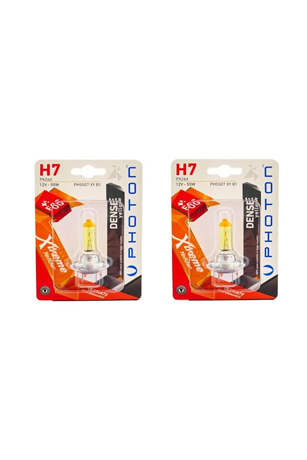 H7 12v 55w Xtreme Yellow Ph5507 Xy