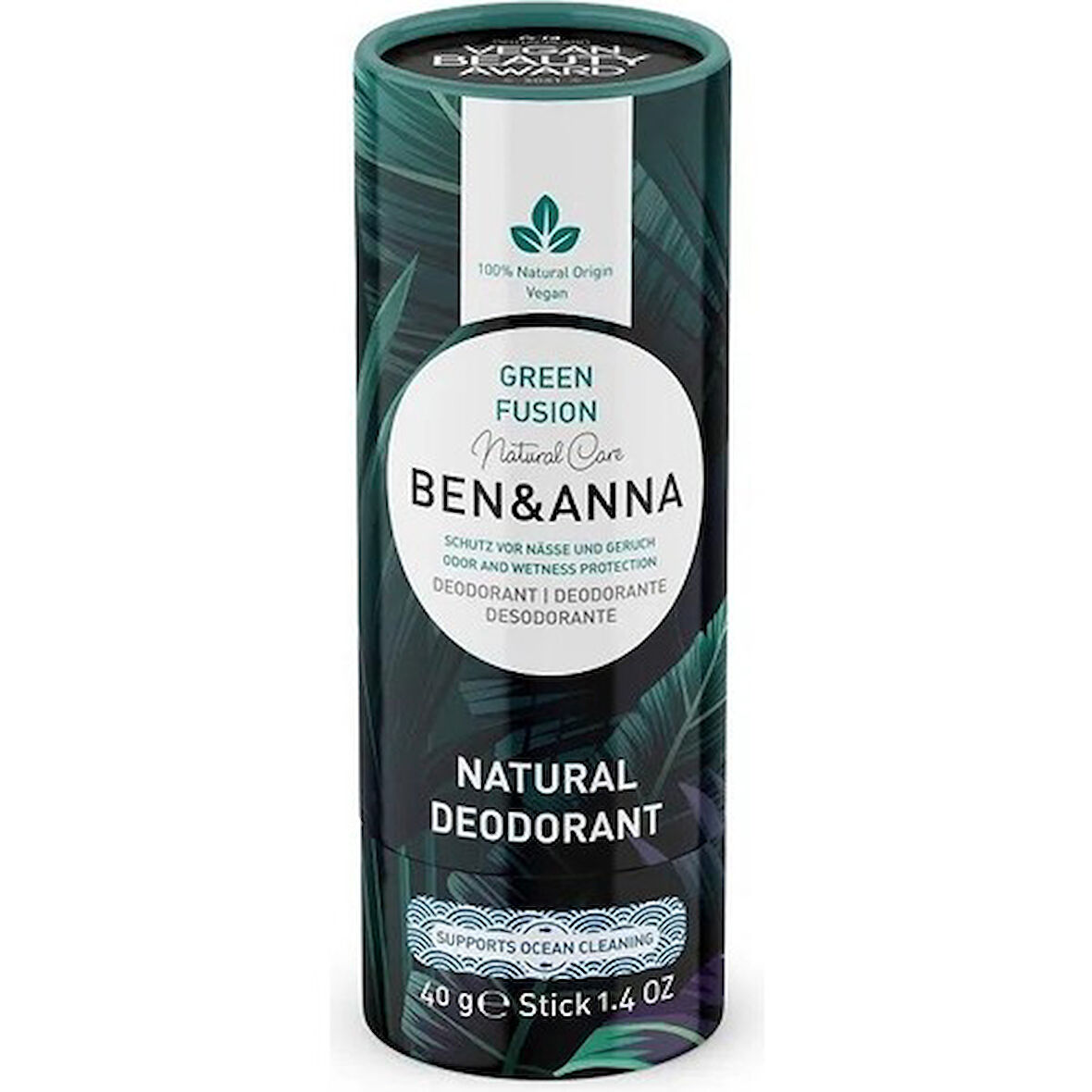 Ben  Anna Green Fusion Natural Deostick 40 Gr