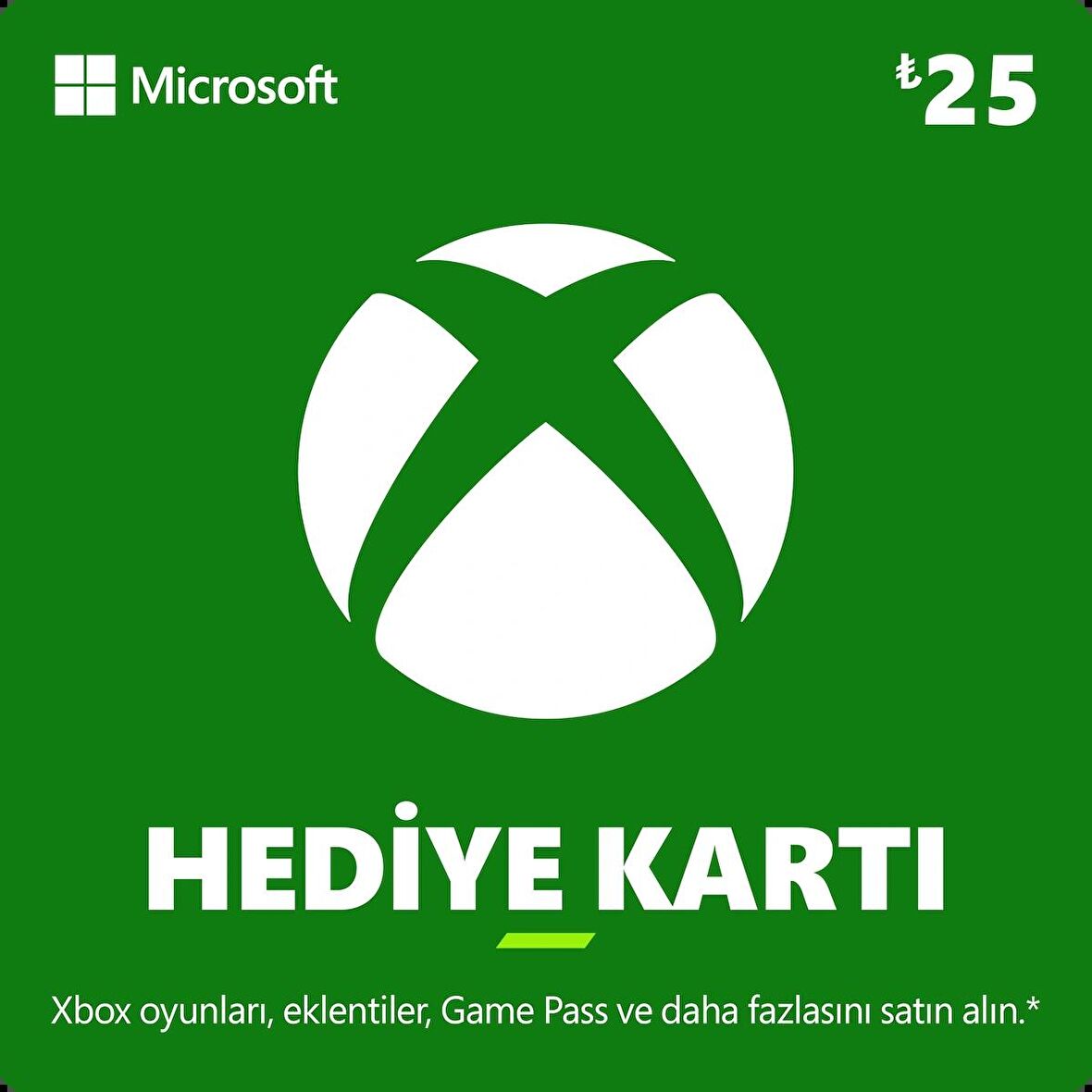 Xbox Hediye Kartı 25 TRY