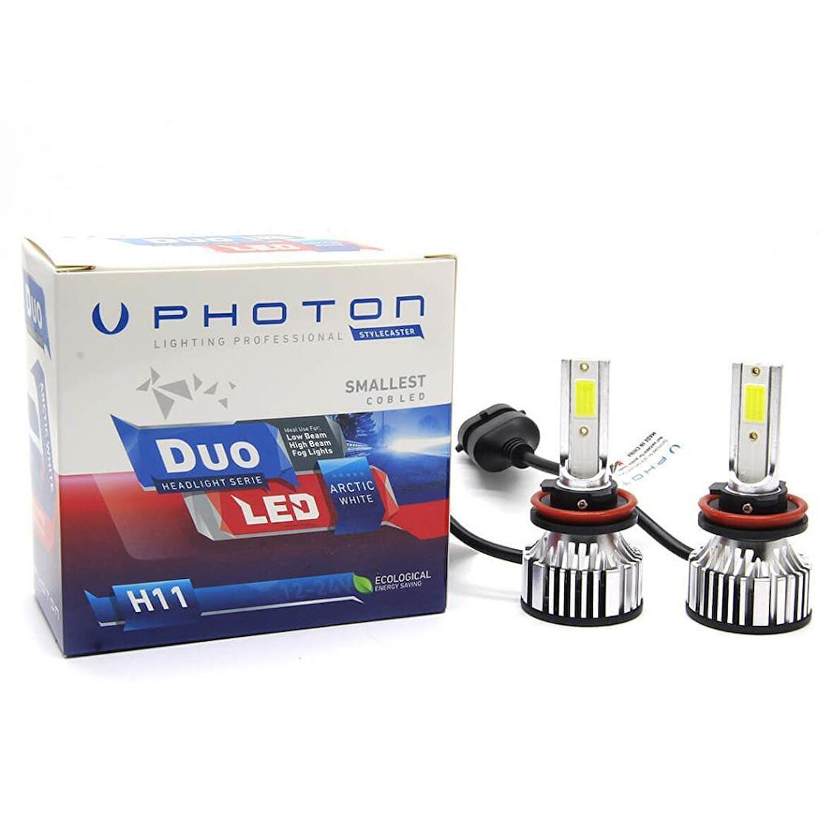 Photon   12000 Lumens DUO H8/H9/H11/H16  12-24V LED HEADLIGHT