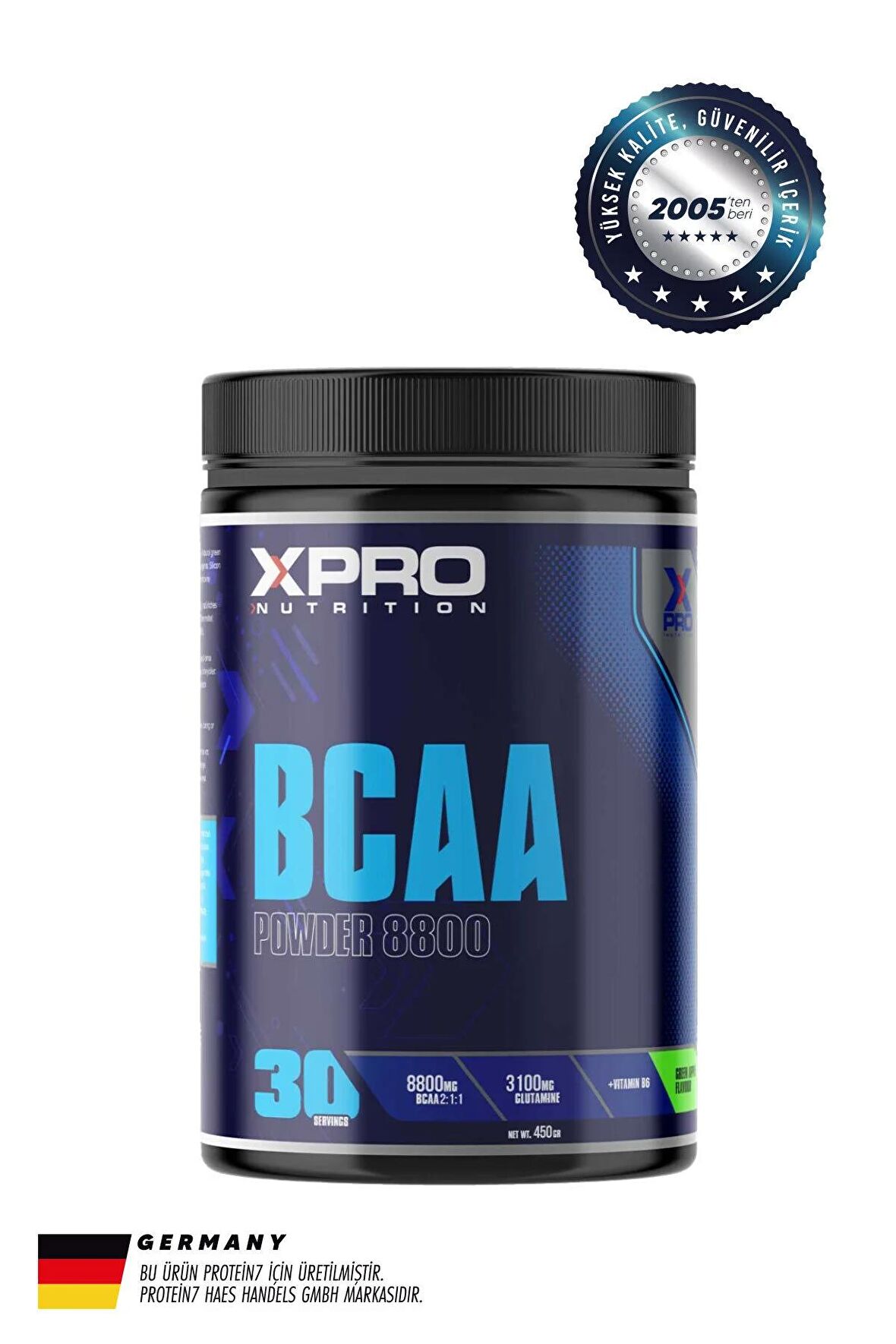 Bcaa 8800 Powder 450 gr - Yeşil Elma Aromalı