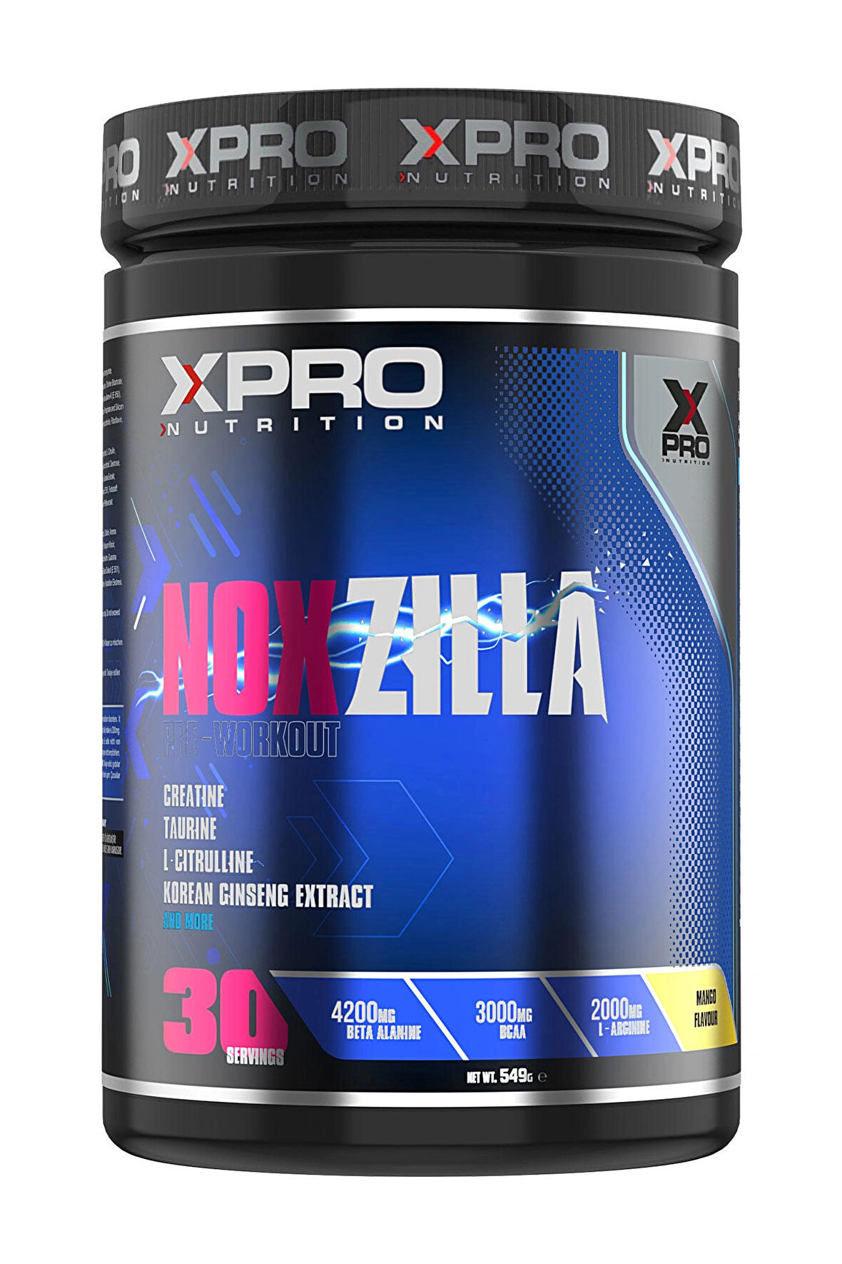 Xpro Noxzilla Pre-Workout 549gr Mango