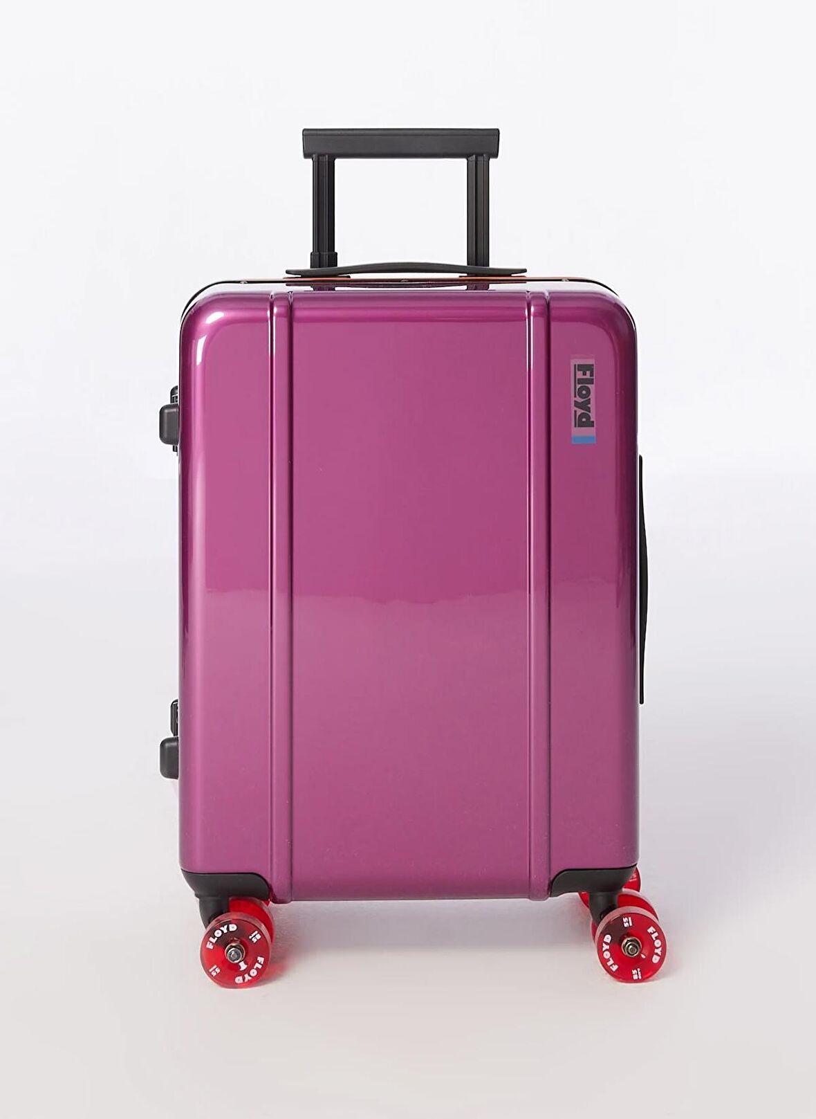 Floyd Mor Unisex 39x55x23 cm Çekçekli Sert Valiz Cabin - Magic Purple