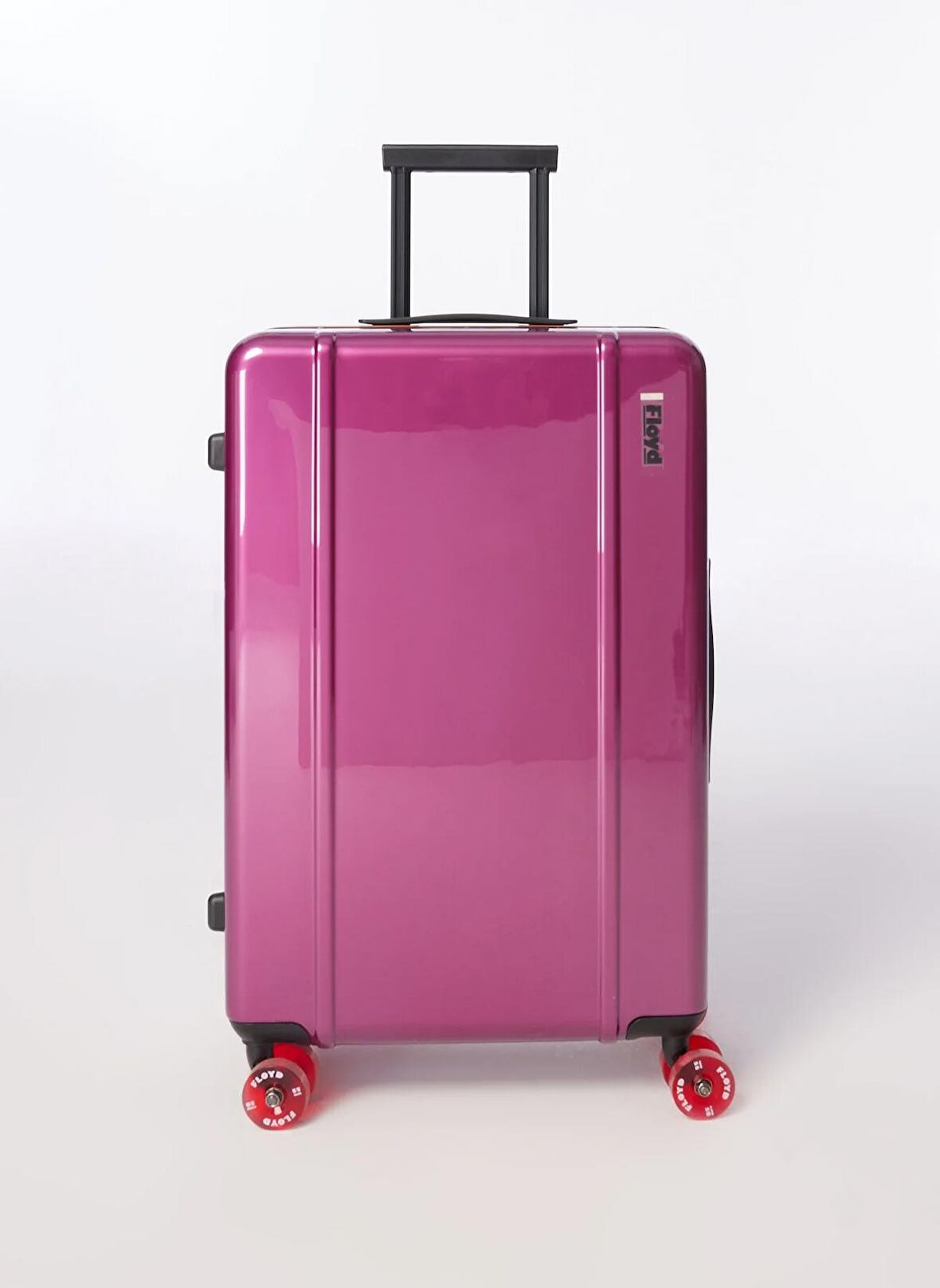 Floyd Mor Unisex 45x70x25 cm Çekçekli Sert Valiz Check In - Magic Purple