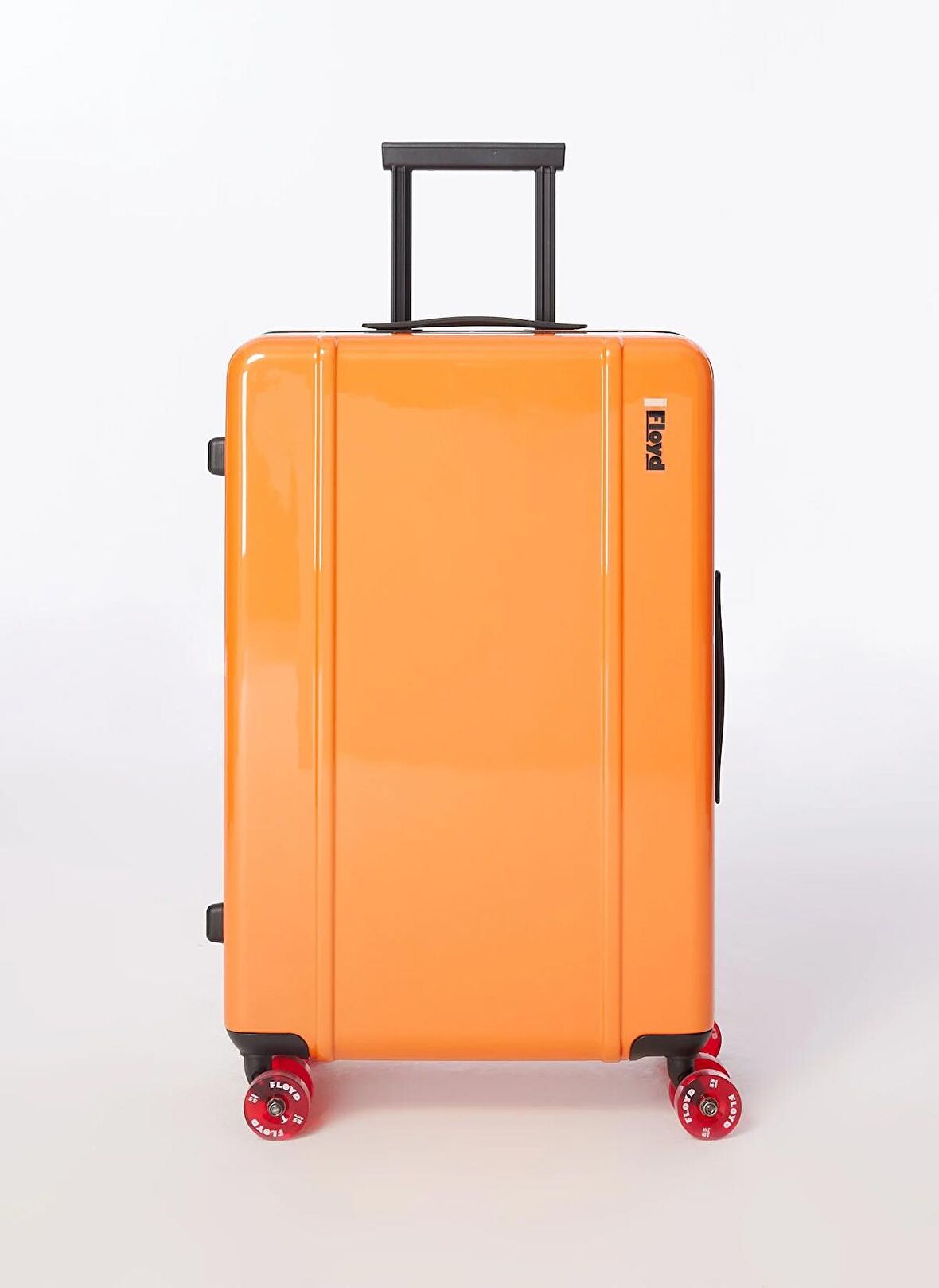 Floyd Turuncu Unisex 45x70x25 cm Çekçekli Sert Valiz Check In - Hot Orange