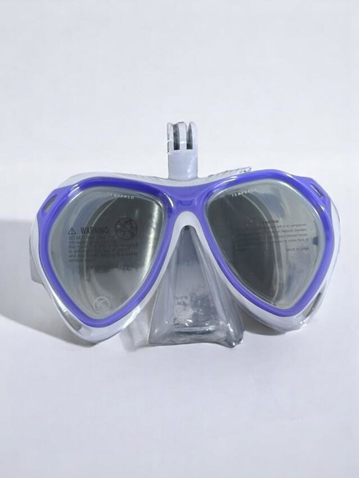Speedo SOL25003-LAZB Ju Dual Lenses Mask With Camera Mount Çocuk Yüzücü Gözlüğü