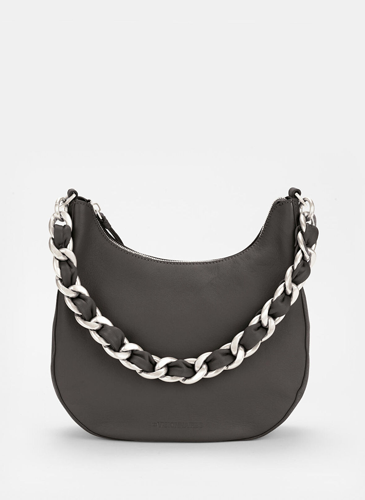 Siyah 22x8,5x28 Kadın Deri El Çantası HARPERCHAINGRAINY1001