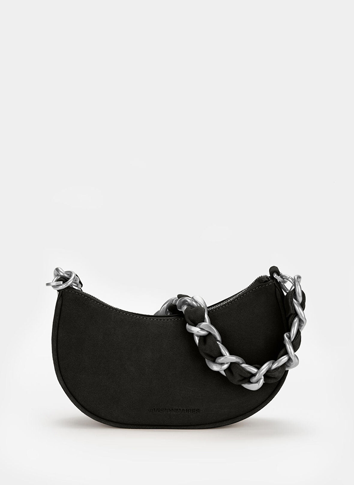 Siyah Kadın 33x35x12 Deri Omuz Çantası IVY CHAIN1001