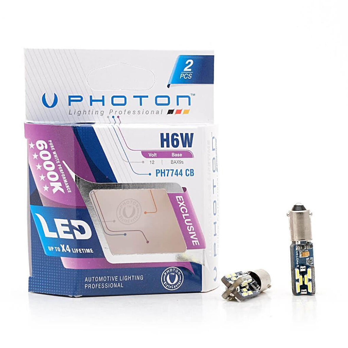 Photon H6W Led 12-24V Kısa Can-Bus Exclusive Serisi PH7744 C