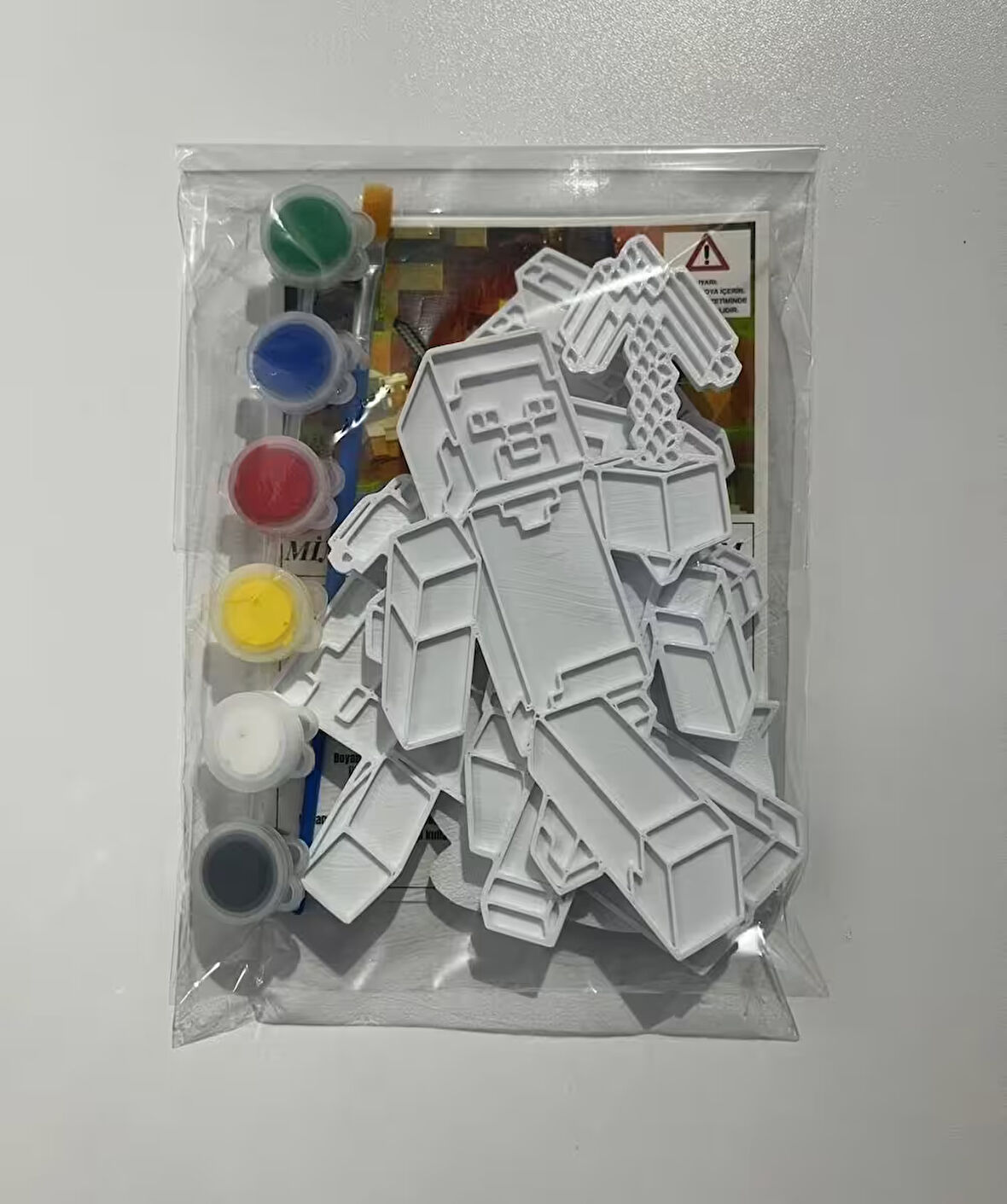 3D Minecraft Boyama Seti