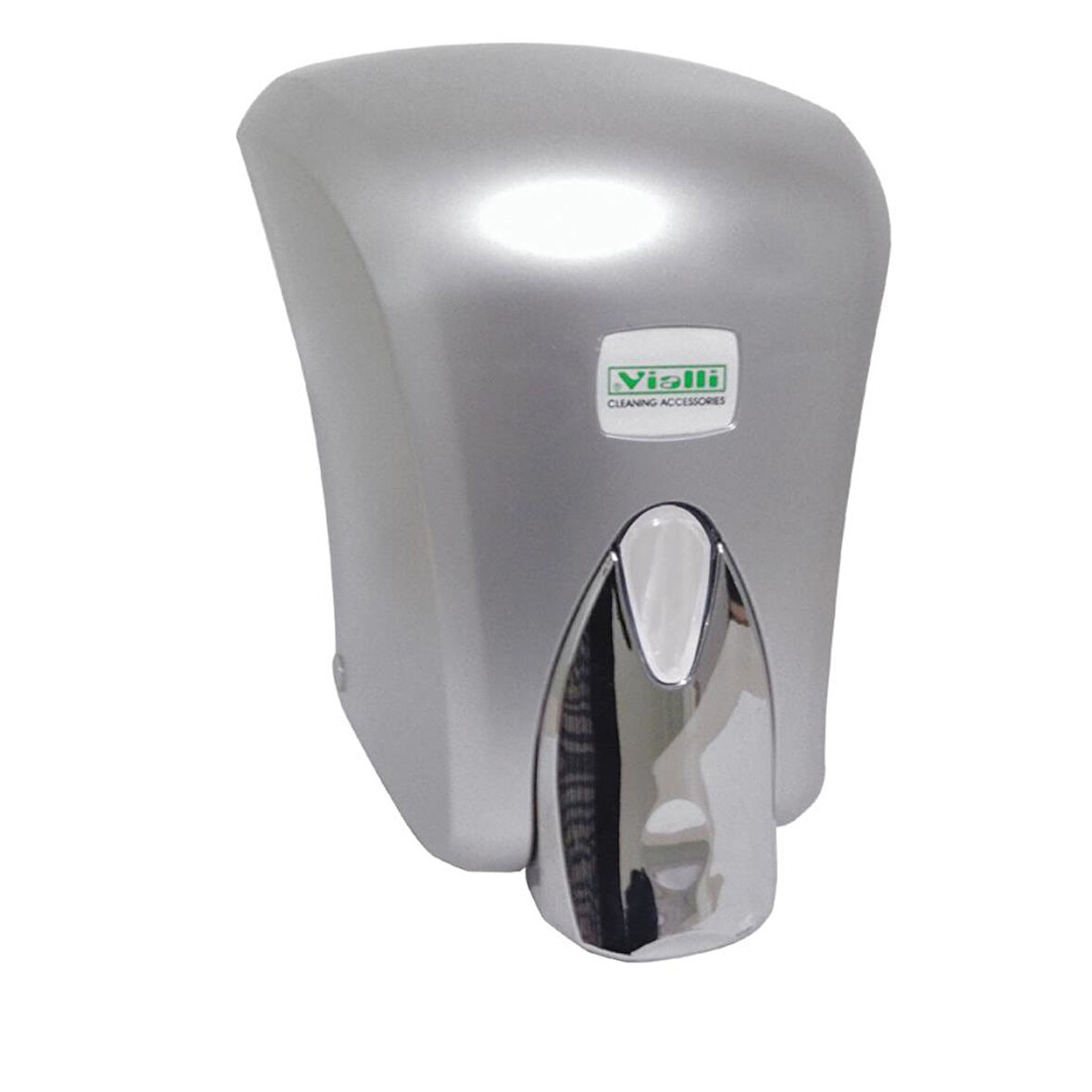 Omnipazar Vialli F6C Hazneli Köpük Sabun Dispenseri Gri - Krom 1000 ml