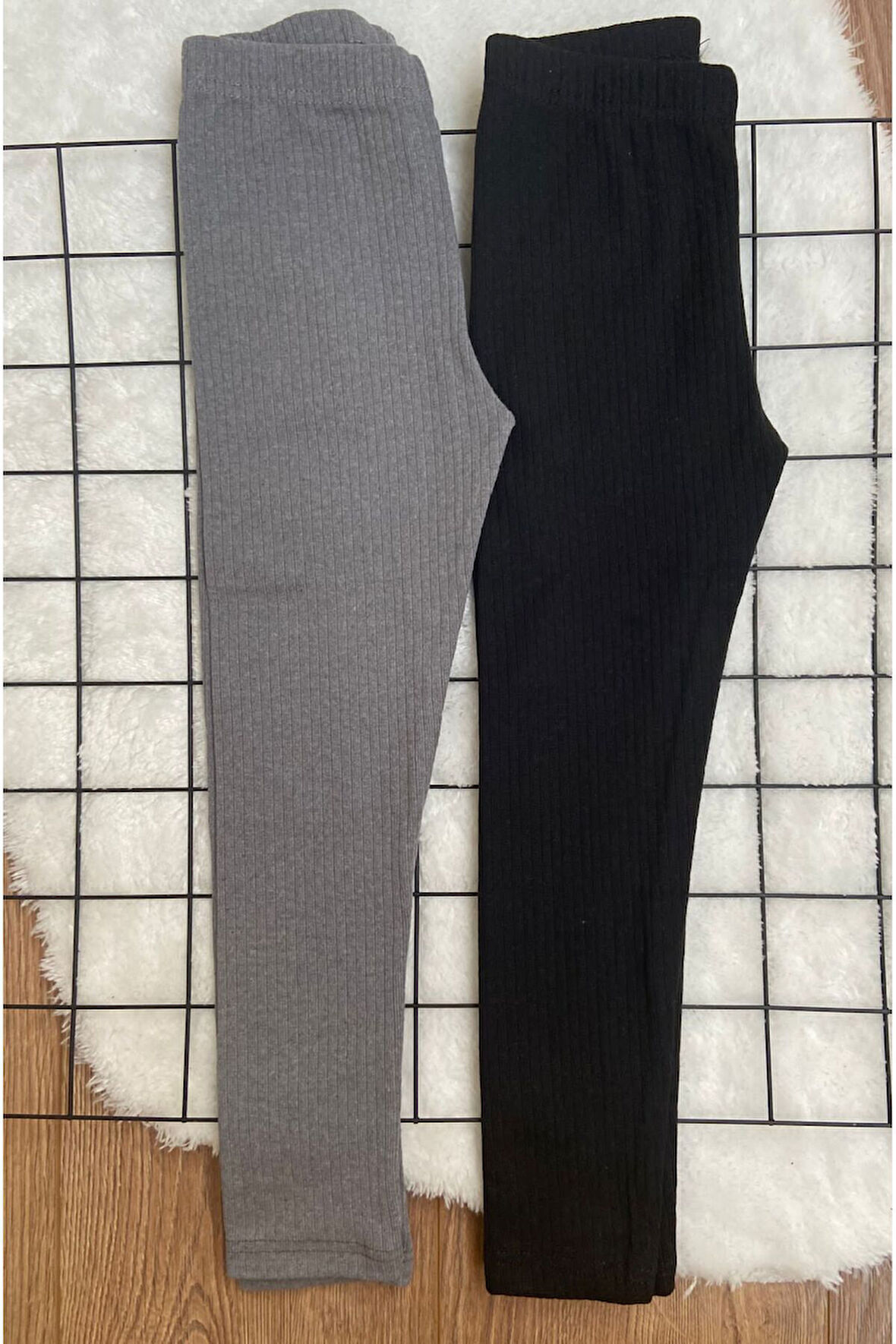 Fitilli Şardonlu Çocuk Tayt 2'li Takım