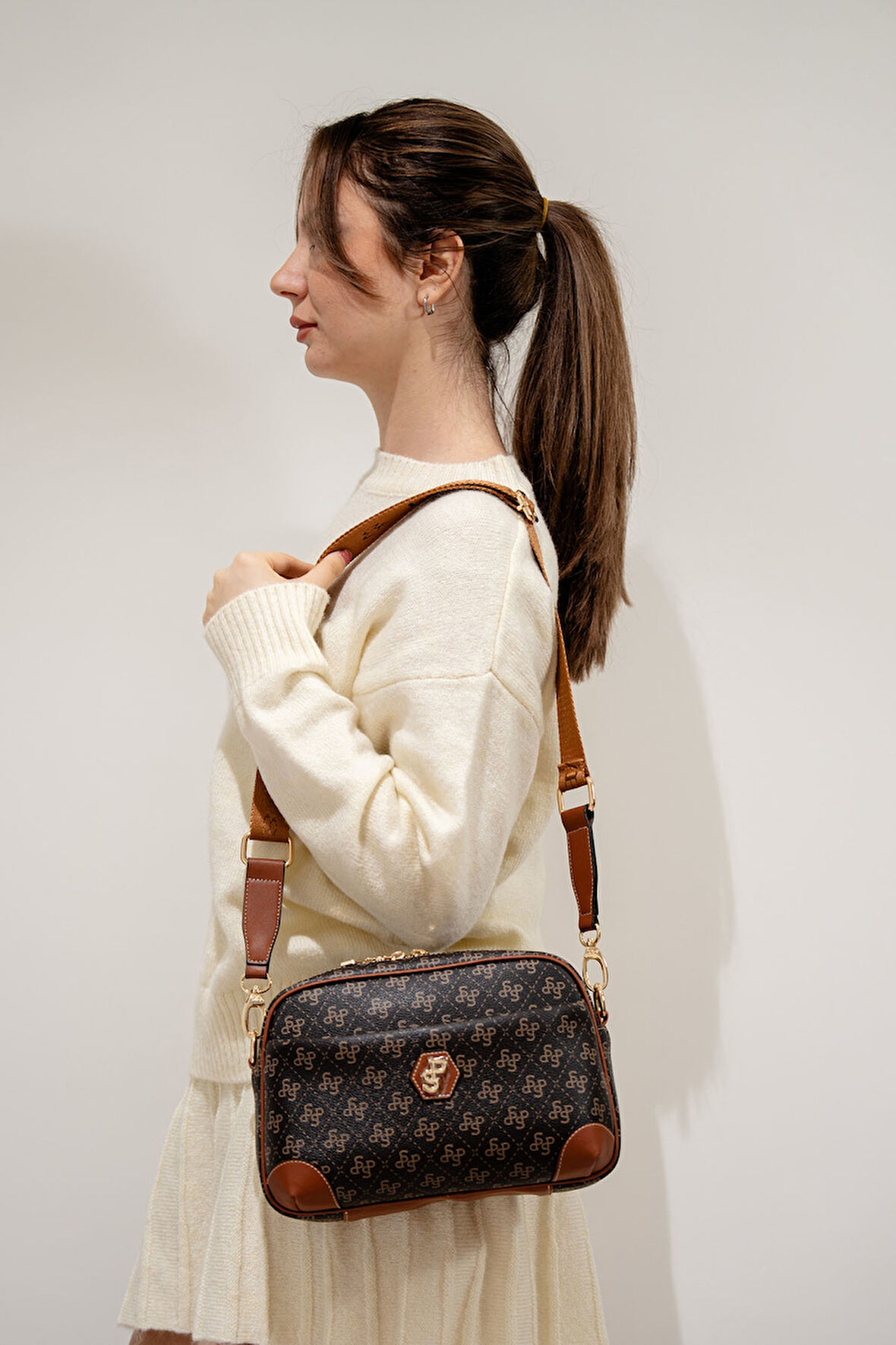 Silver Polo Kadın Çapraz Çanta 1094