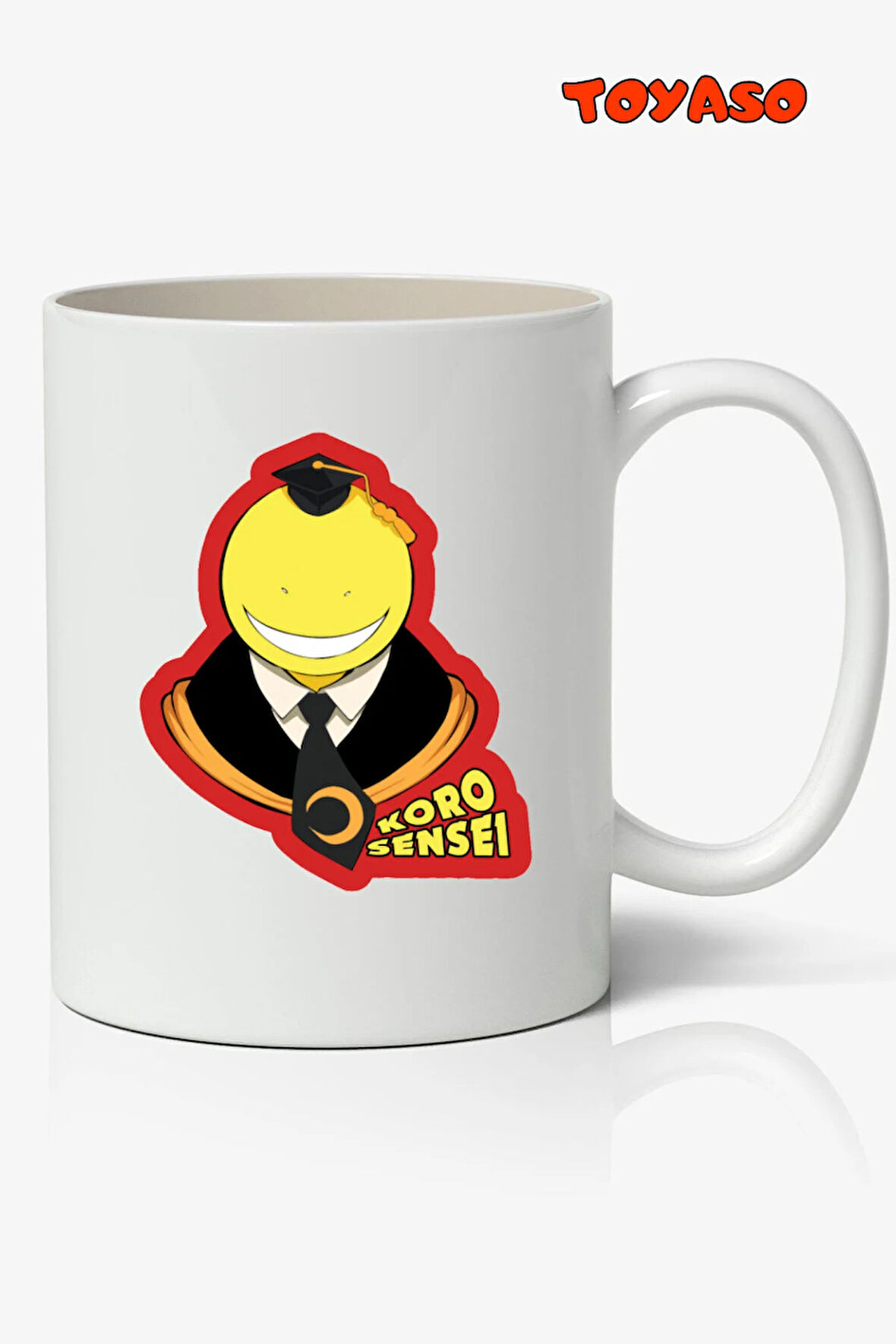 Koro Sensei Anime Kişiye Özel Temalı Beyaz Kupa Bardak Arkadaşa Sevgiliye Hediye