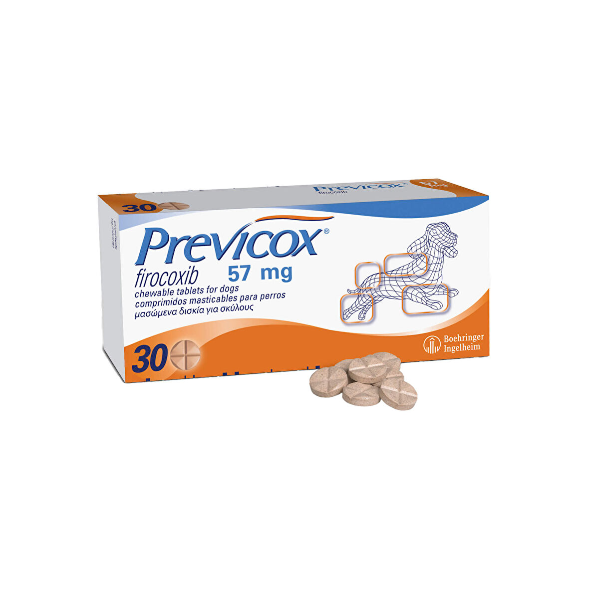 Previcox 57 mg 30 luk SKT:12.2025