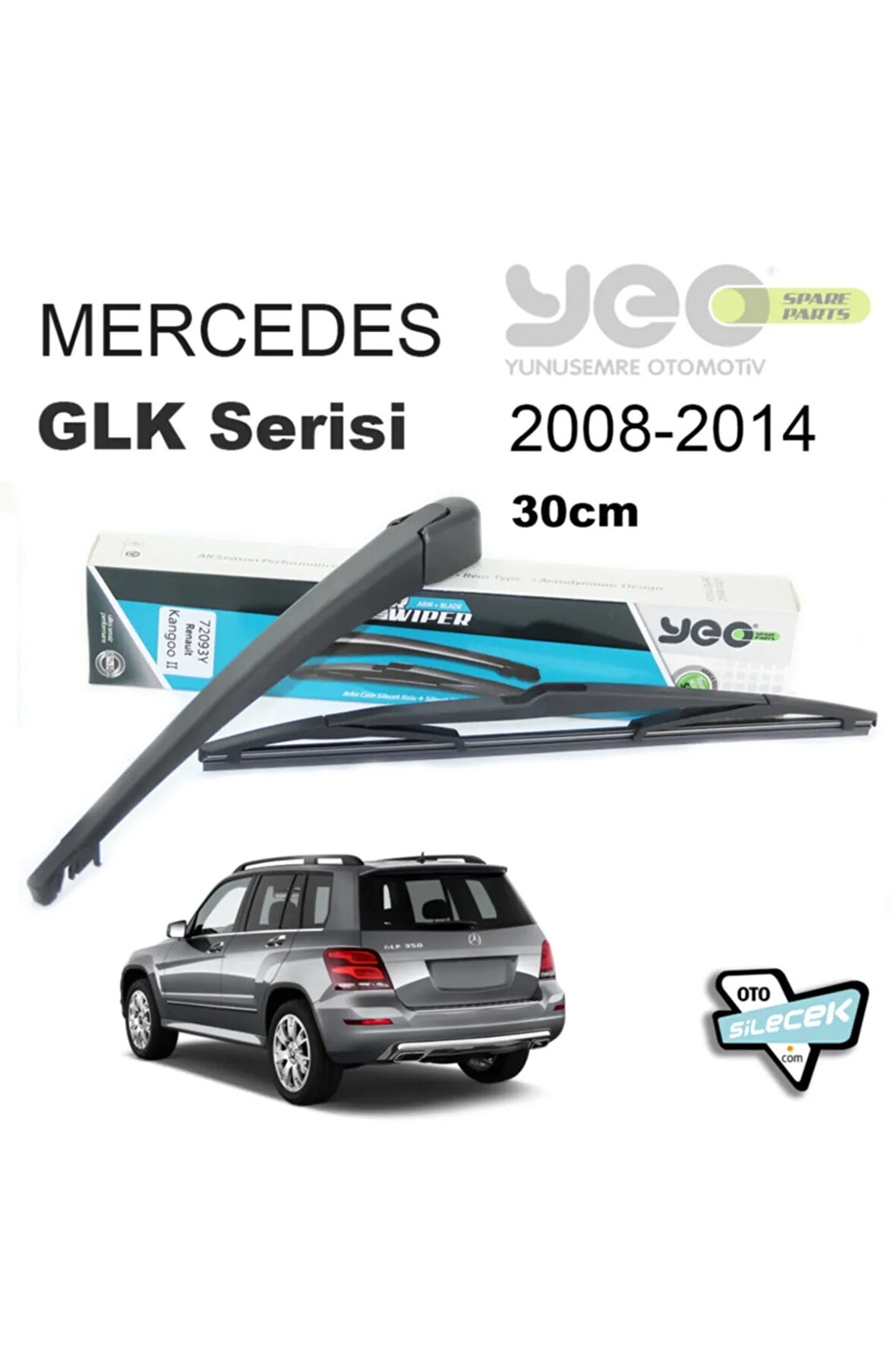 Mercedes Glk Arka Silecek Kolu Set 2008-2014
