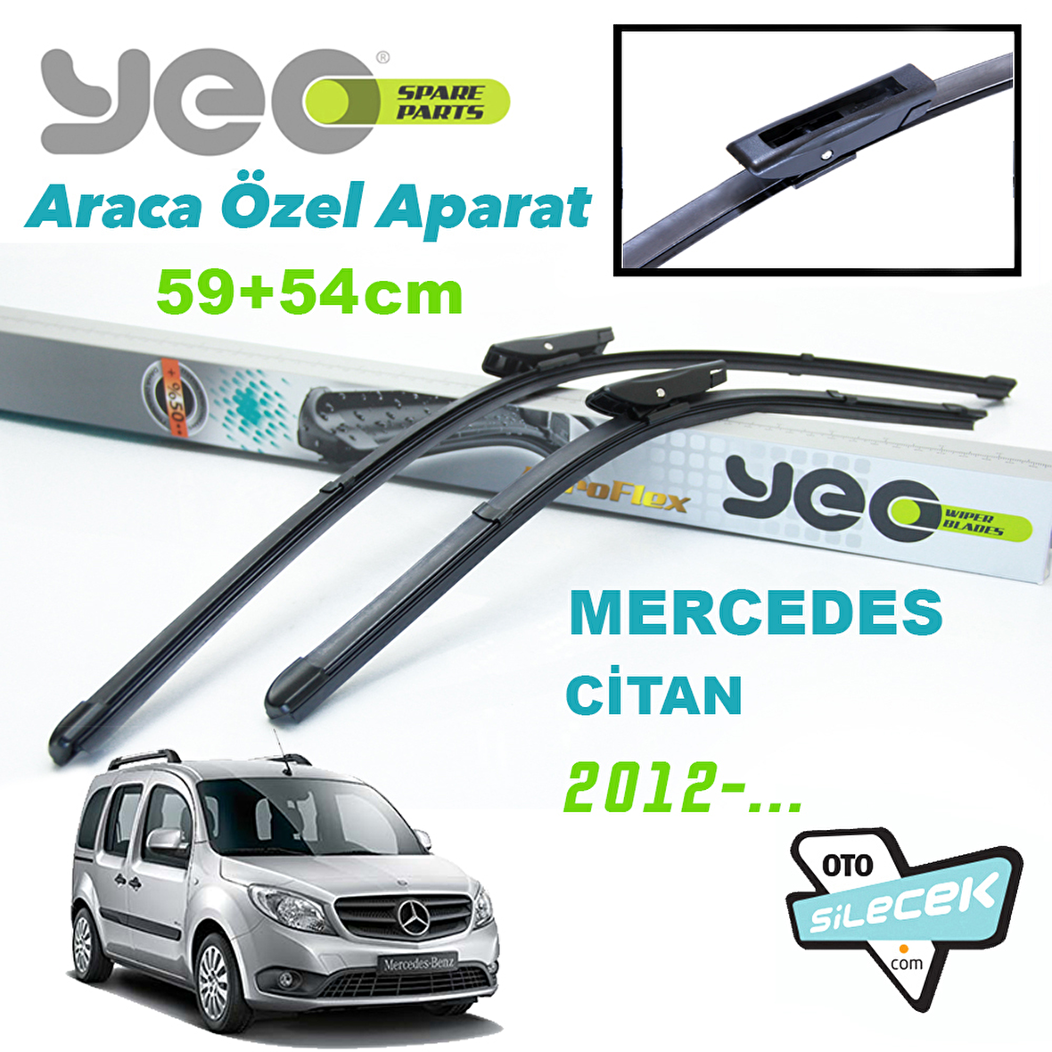 Mercedes Citan Silecek Takımı YEO 2012-...