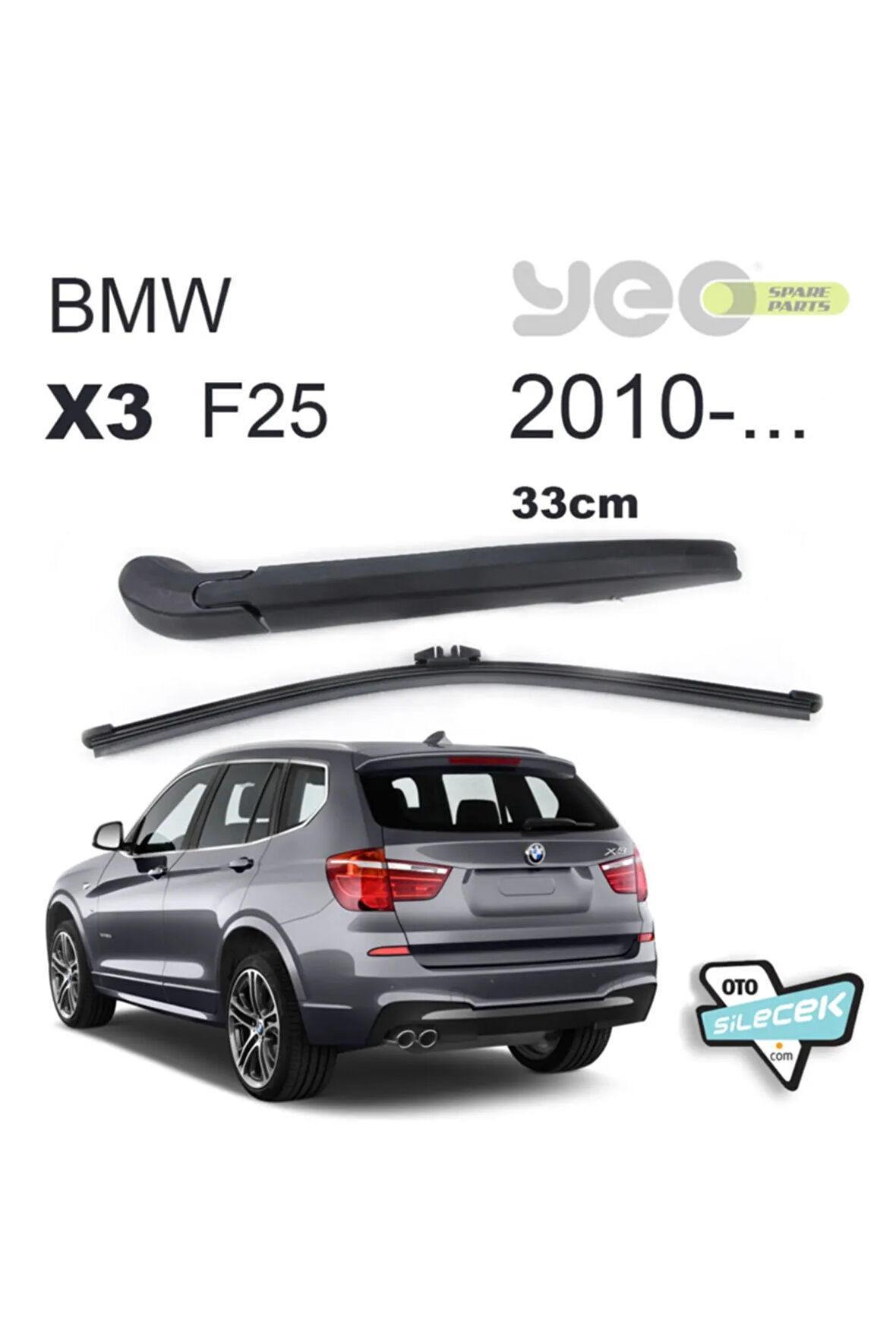 Bmw X3 Arka Silecek Kolu 2011-..