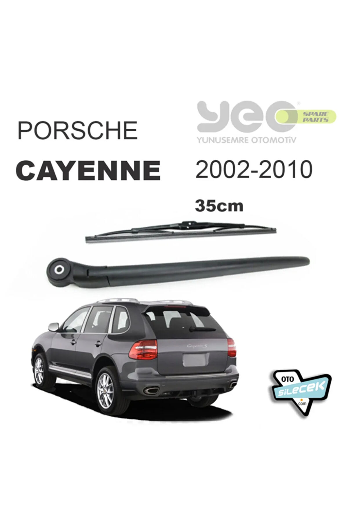 Porsche Cayenne Arka Silecek Kolu Set 2002-2010