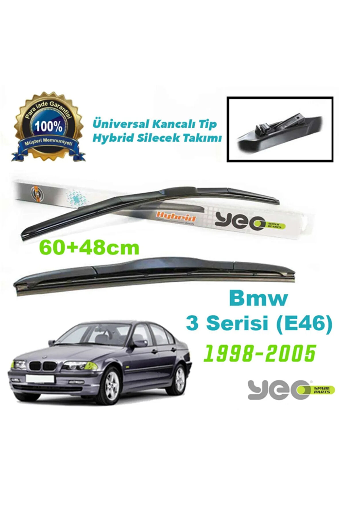 Bmw 3 Serisi (e46) 2000-2006 Hybrid Silecek Takımı