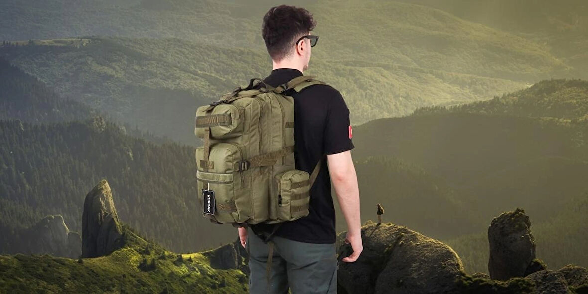 42 Lt Haki Taktik Sırt Çantası