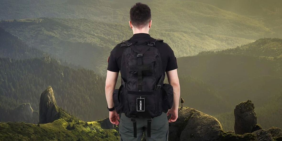 42 Lt Siyah Taktik Sırt Çantası