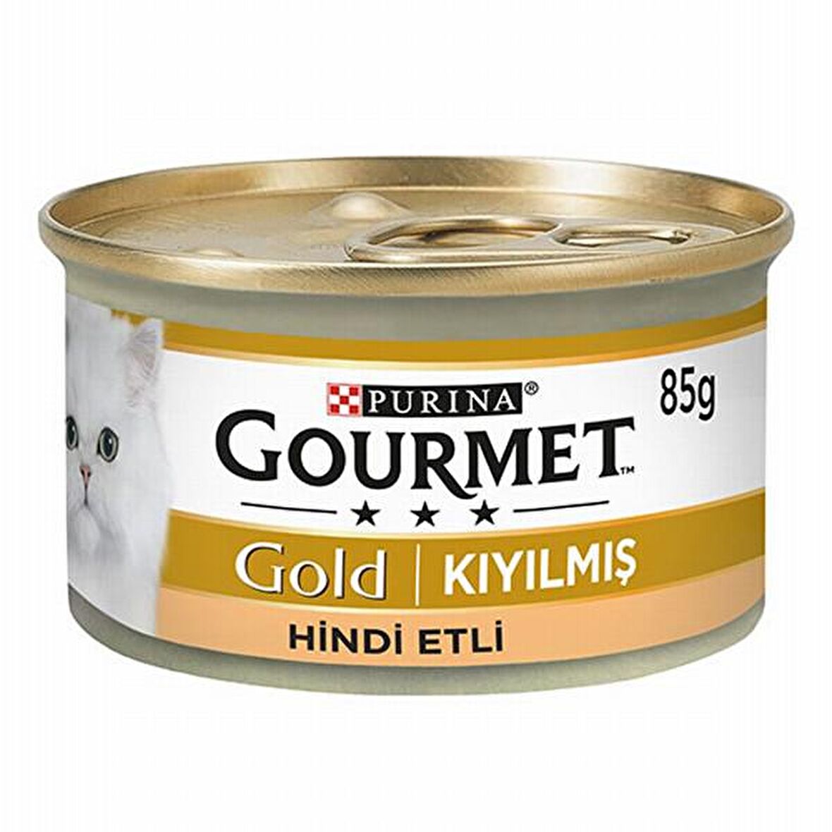 Gourmet Gold Hindi Etli Yetişkin Kıyılmış Kedi Konserve 12x85 Gr 