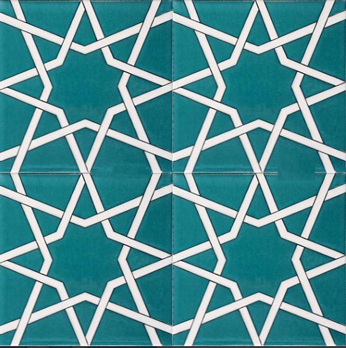 Armada Çini 20x20 Cm SP 94 Yıldız Kütahya Çinisi Selçuklu Çini Karo