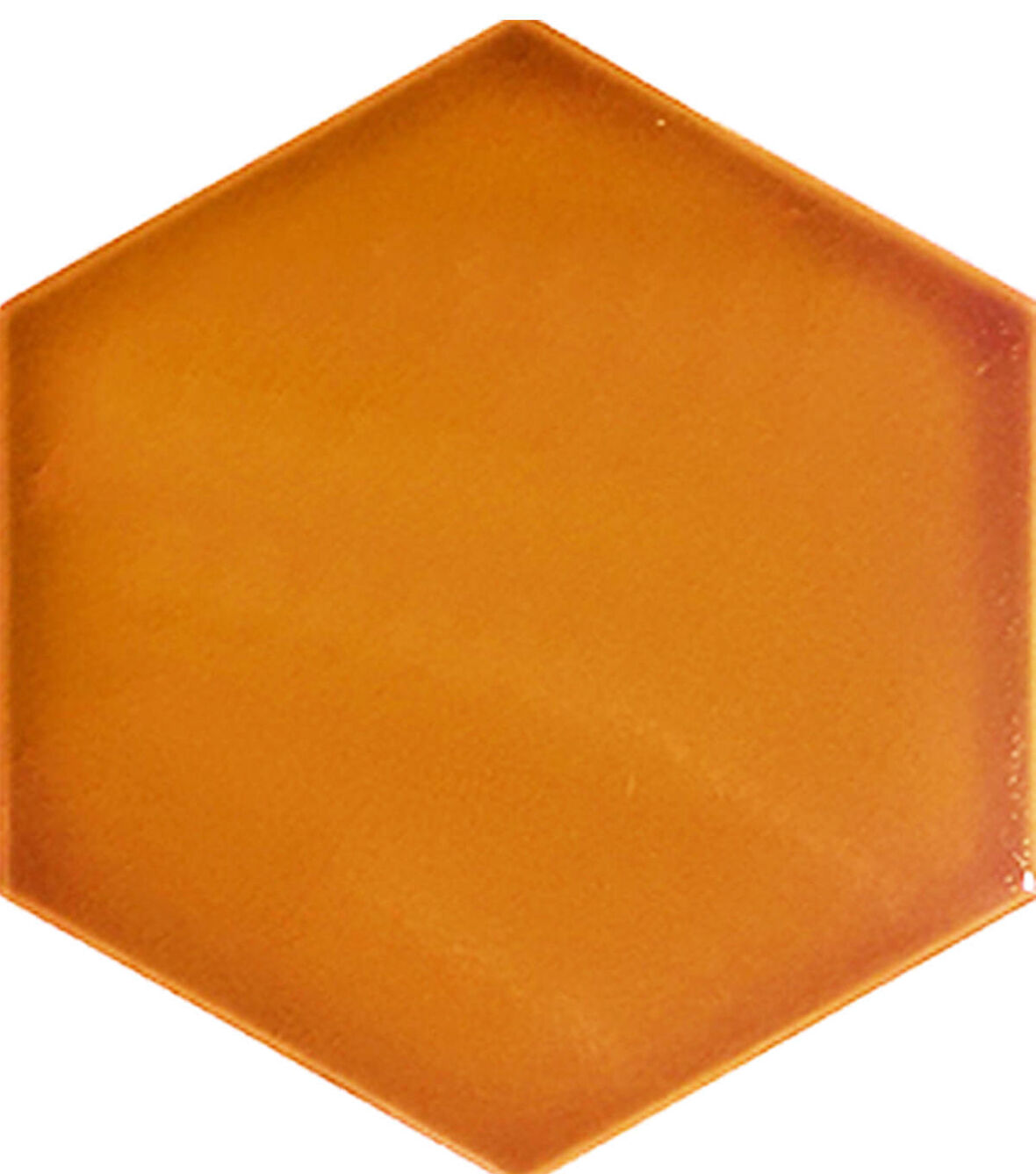 Armada Çini 15x17 Cm Düz Karamel Altıgen Seramik
