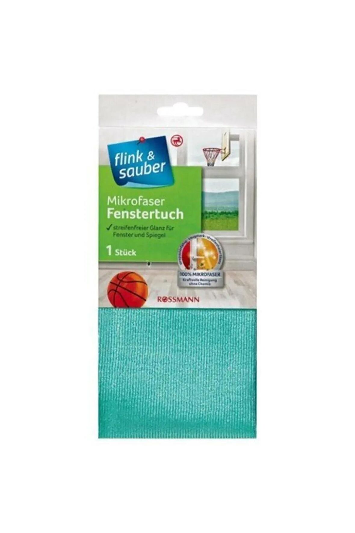 Flink Sauber Mikrofiber Cam Bezi Tekli 40x40 Cm