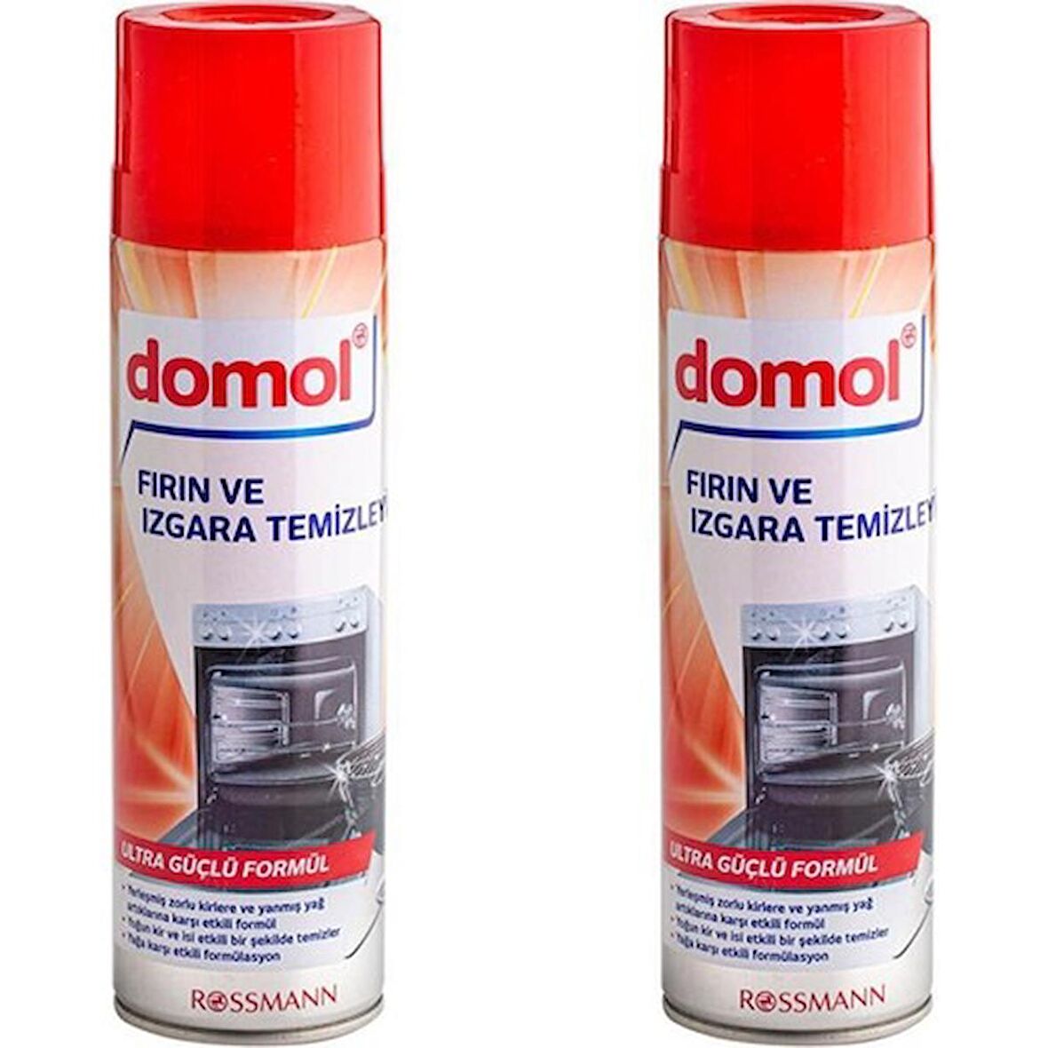 Domol Fırın Ve Izgara Temizleyici Köpük 500 ml X 2 