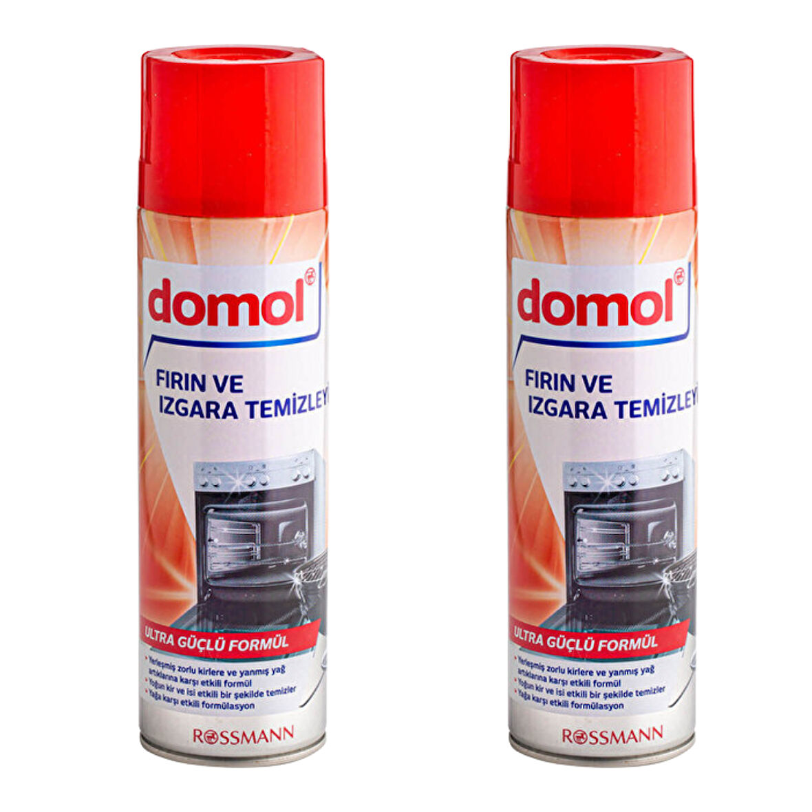 Domol Fırın ve Izgara Temizleyeci 500 ml. x 2 Adet