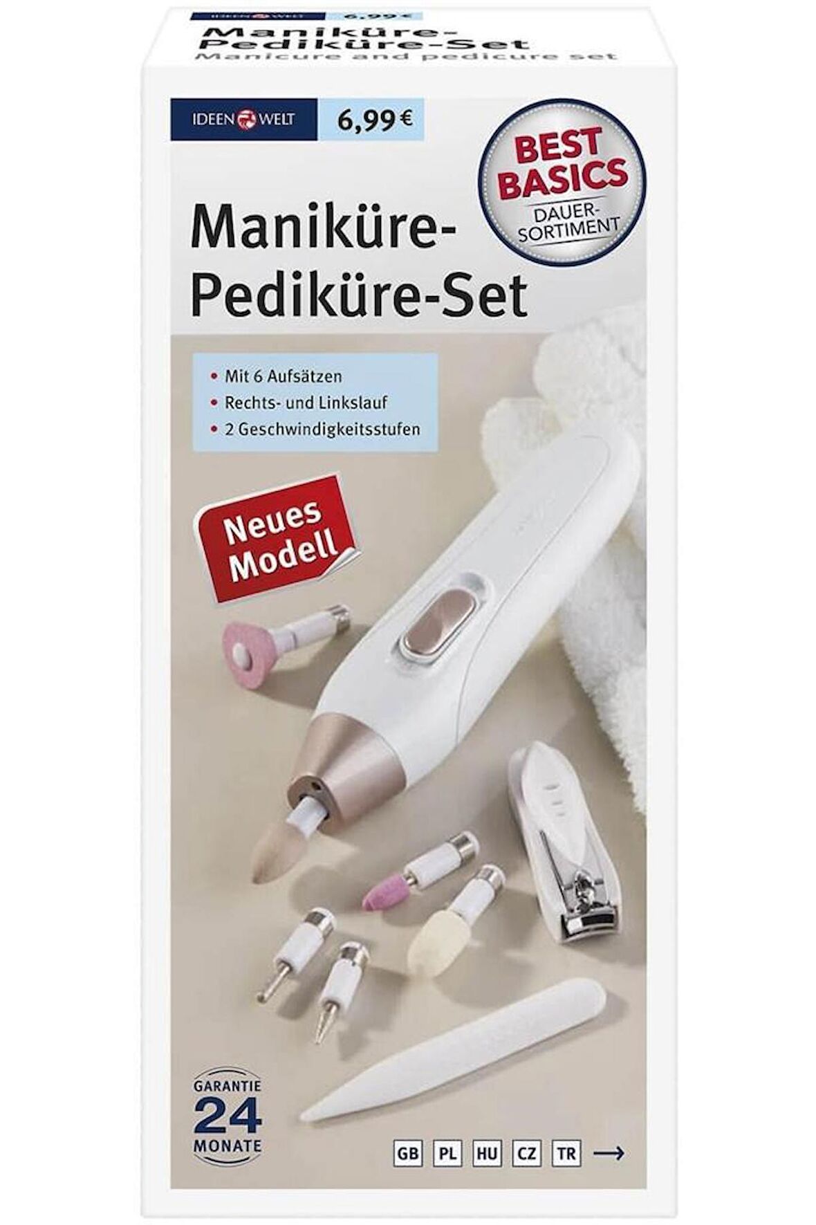Evosed Ideenwelt Manikür Ve Pedikür Seti Rose Gold