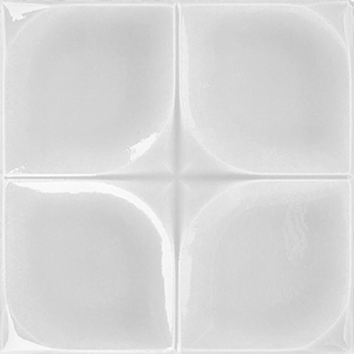 Armada Çini 12,5x12,5 Cm Defakto Beyaz Seramik Karo