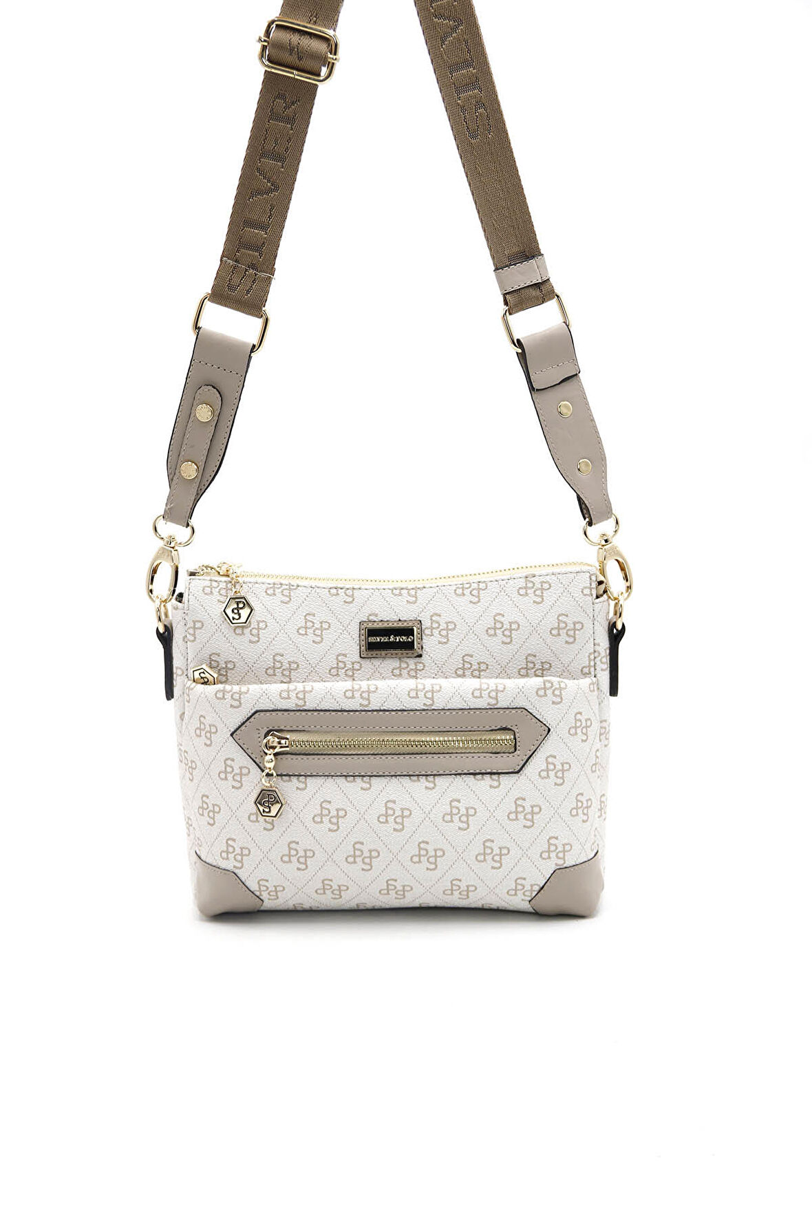 Kadın Çapraz Çanta 1110-43077 SİLVER POLO ÇAPRAZ Kadın ÇANTASI M178 BEJ-MAT KUM