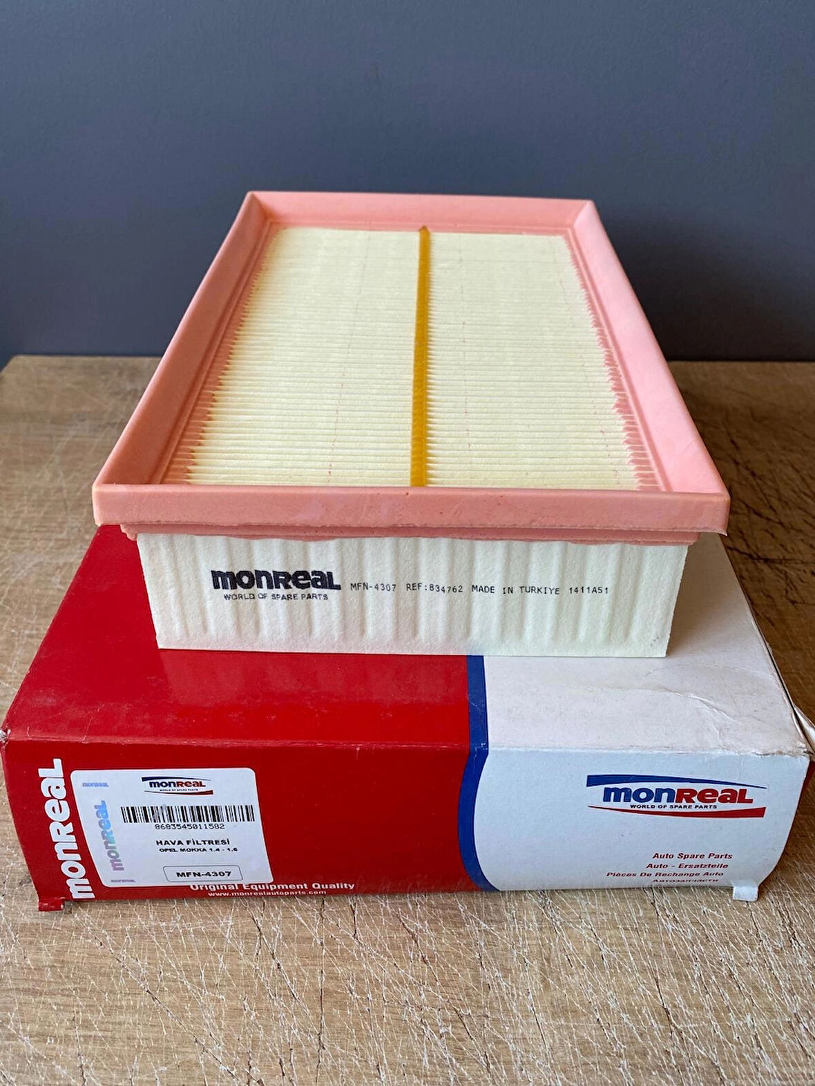 Monreal MFN-4307 Hava Filtresi OPEL MOKKA 1.4 - 1.6 - 1.7 A14NET B16DTH 834762 95021102 95528550
