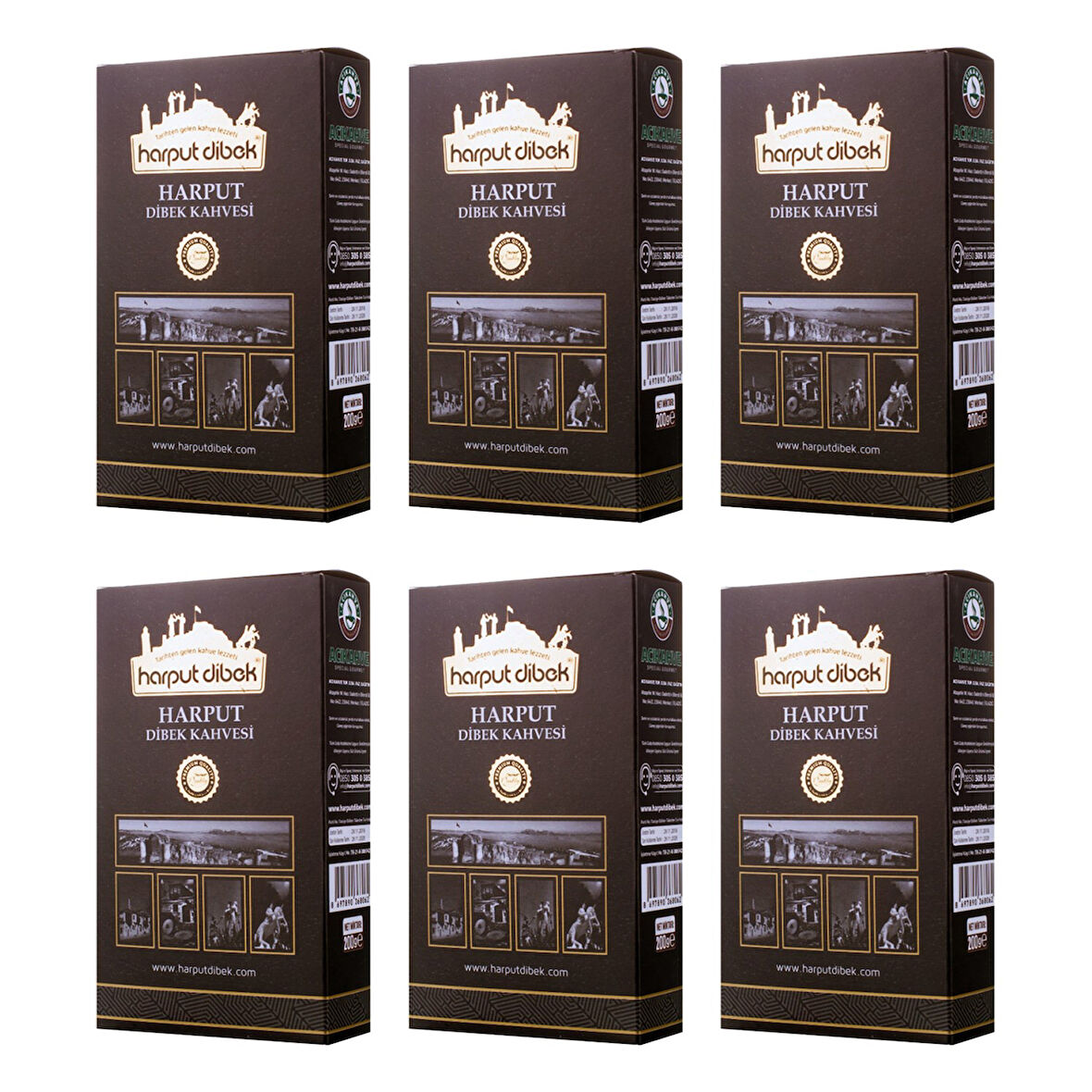 Harput Dibek Dibek Kahvesi 200 gr X 6 Adet