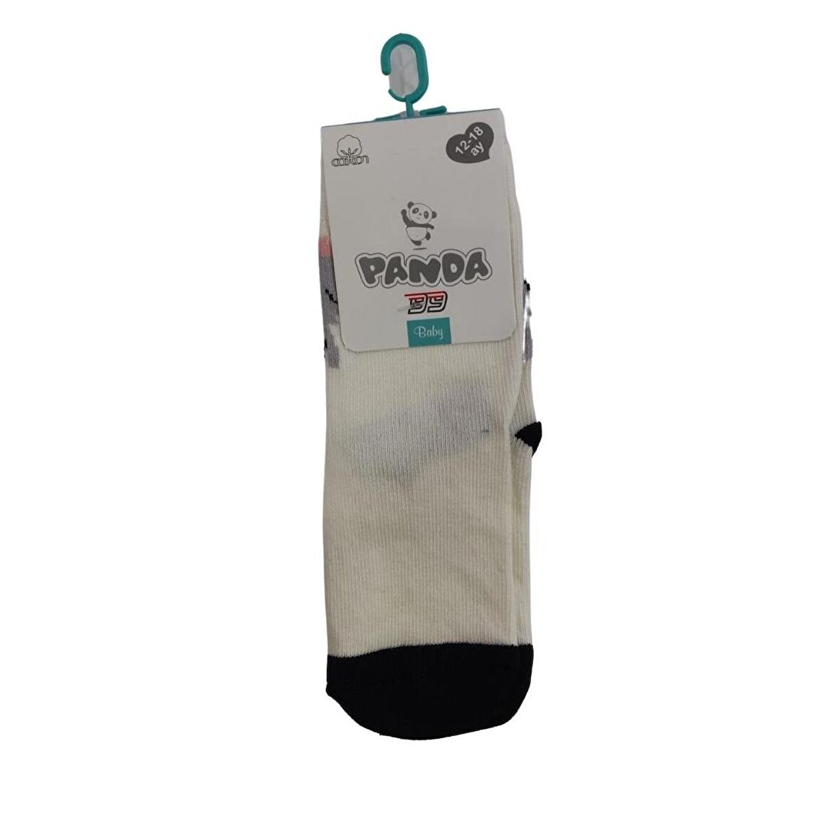 PANDA KIZ BEBEK YIKAMALI ÇORAP 0529